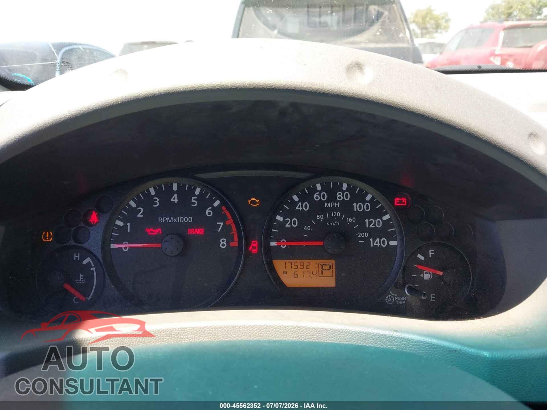 NISSAN FRONTIER 2012 - 1N6BD0CT9CC480753