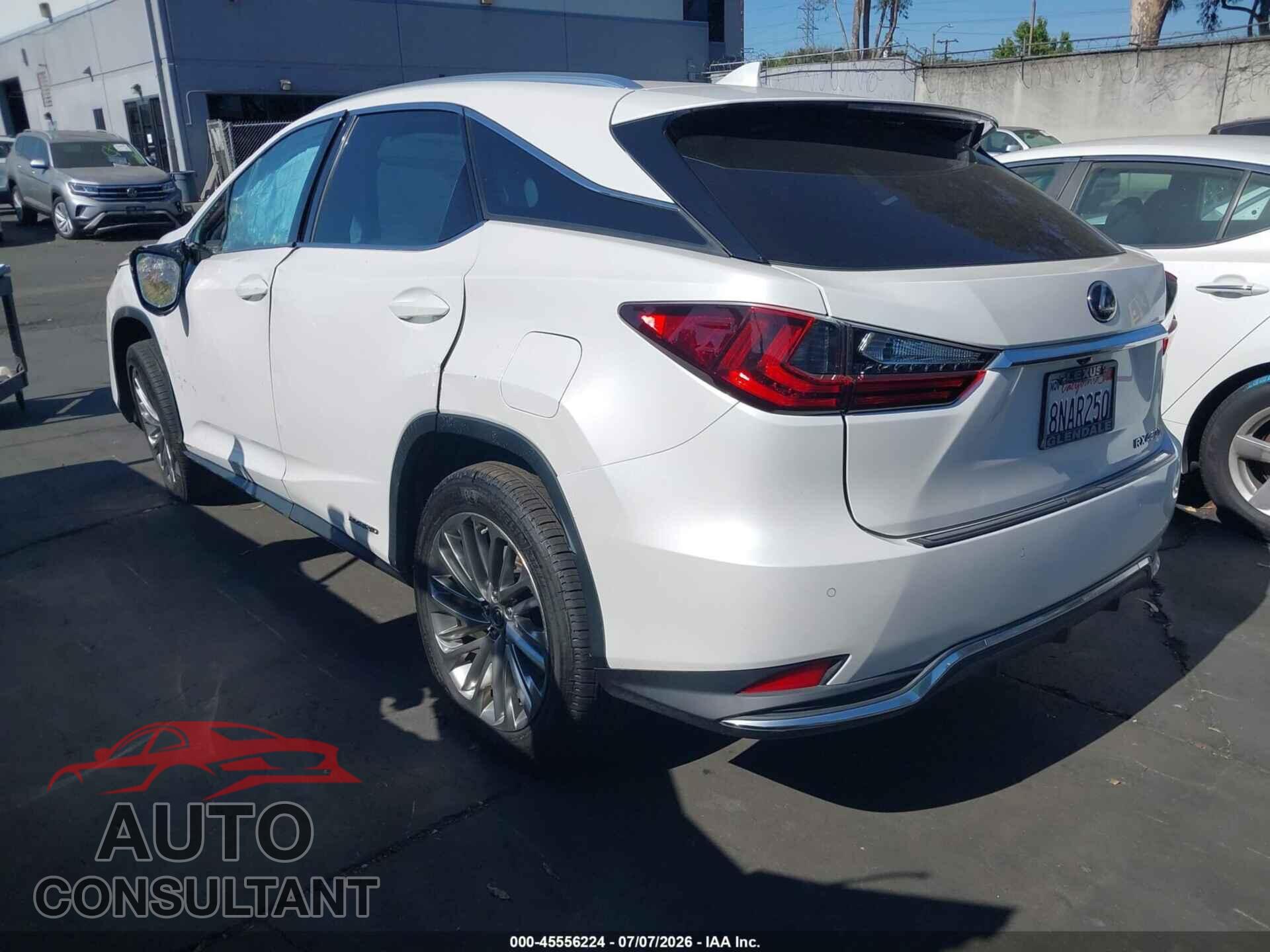 LEXUS RX 450H 2020 - 2T2JGMDA4LC045457