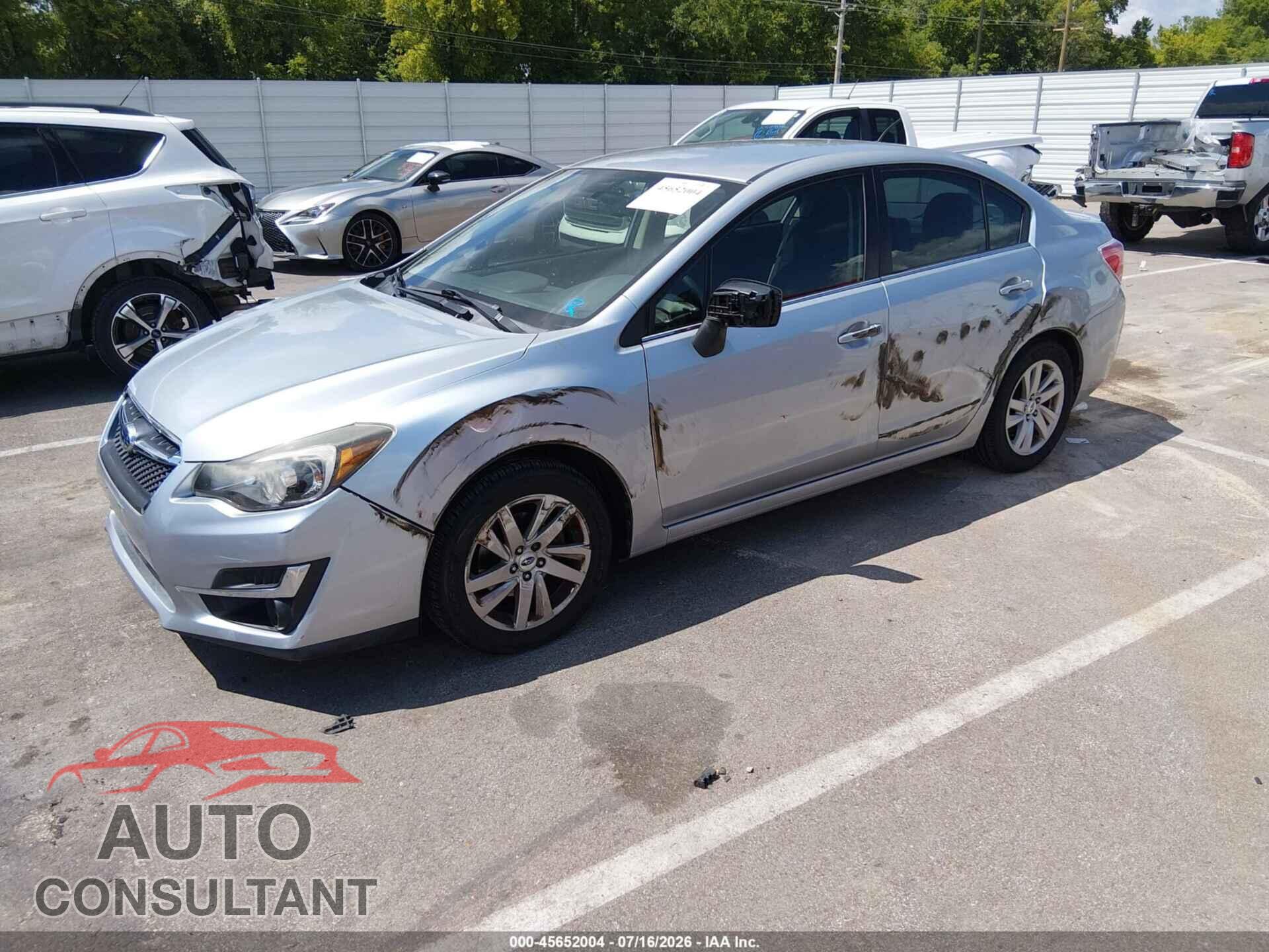 SUBARU IMPREZA 2015 - JF1GJAC68FH010566