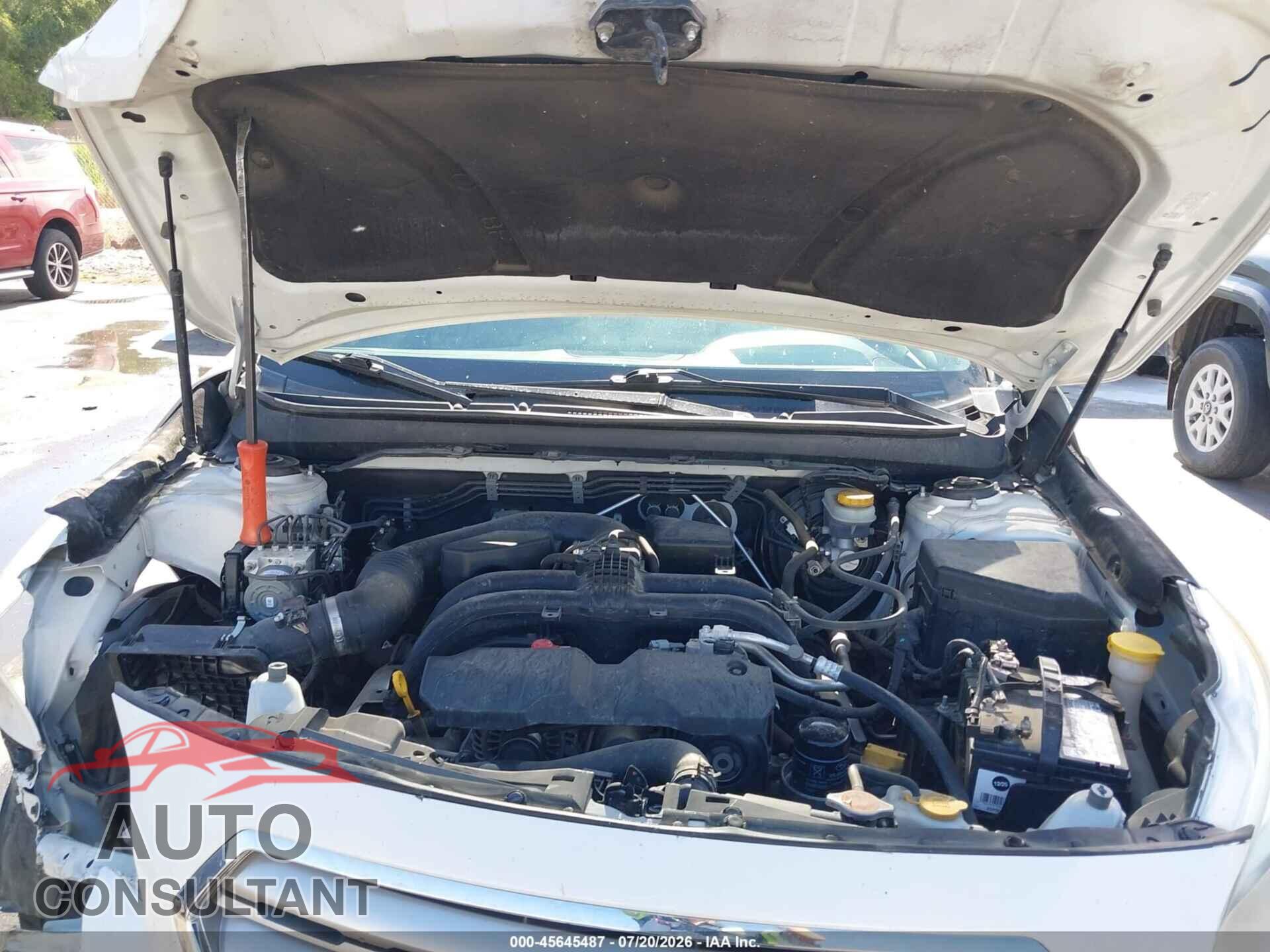 SUBARU OUTBACK 2016 - 4S4BSBFC6G3309296