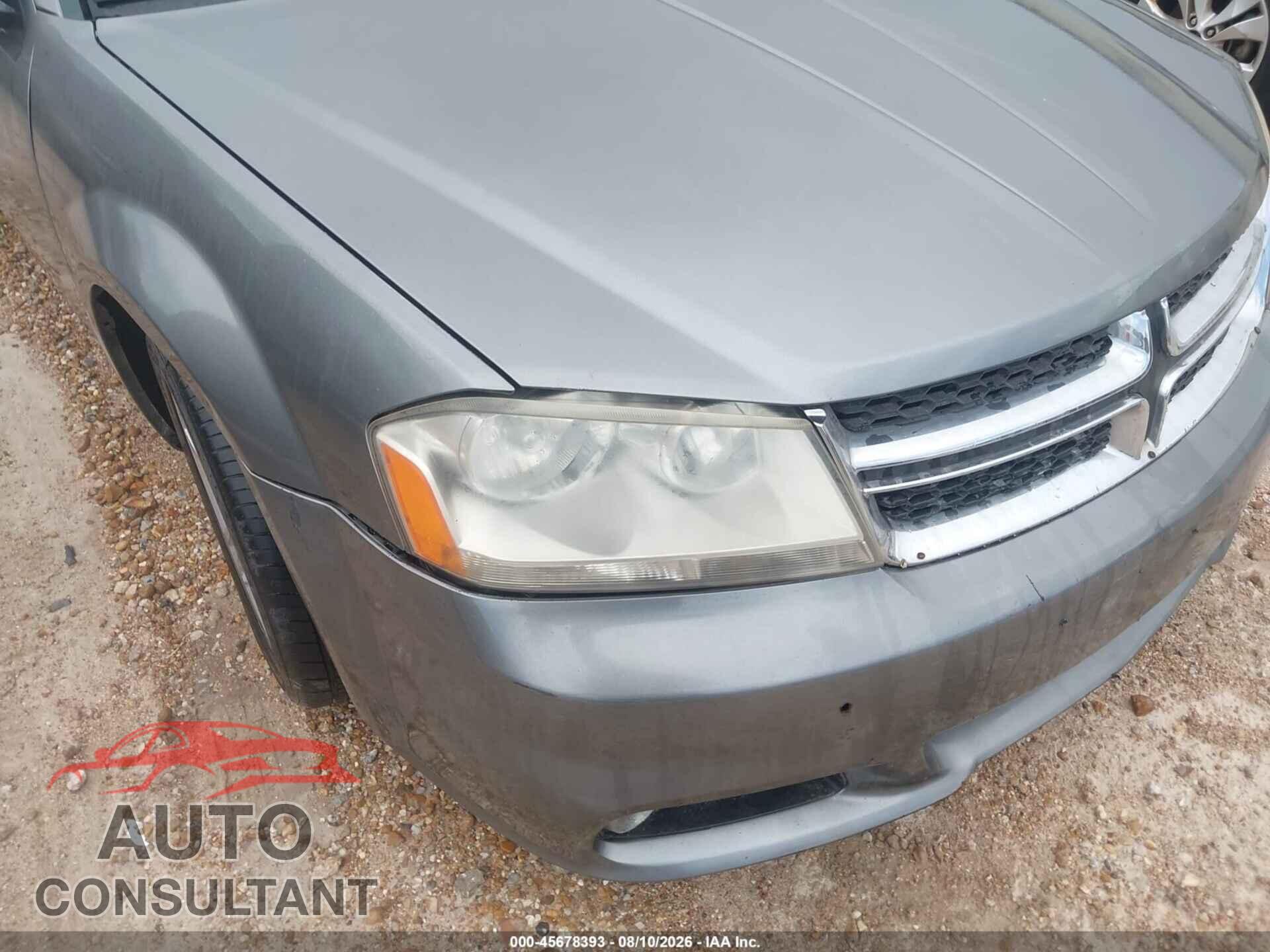 DODGE AVENGER 2013 - 1C3CDZCB2DN556701