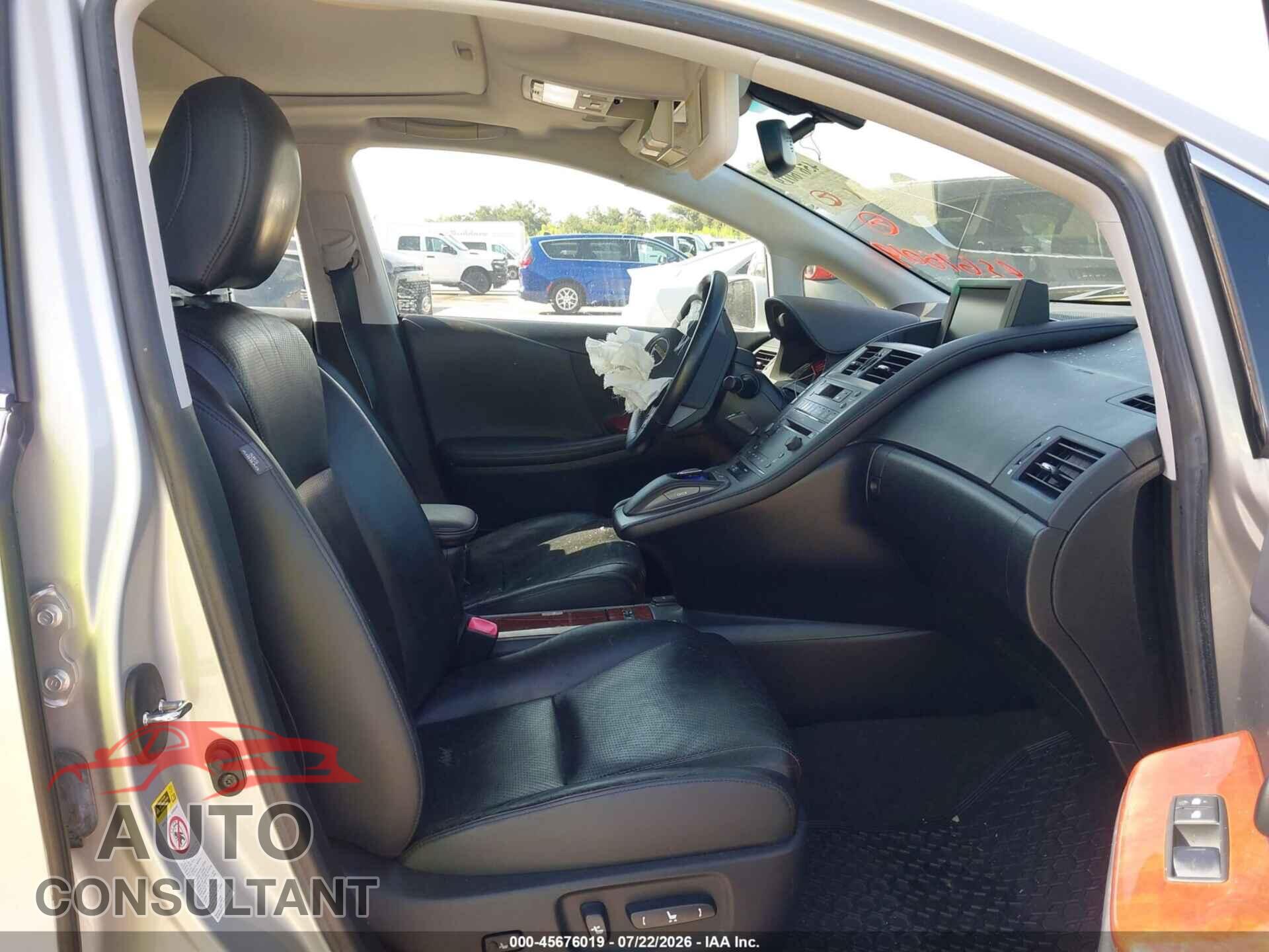 LEXUS HS 250H 2010 - JTHBB1BA6A2018599