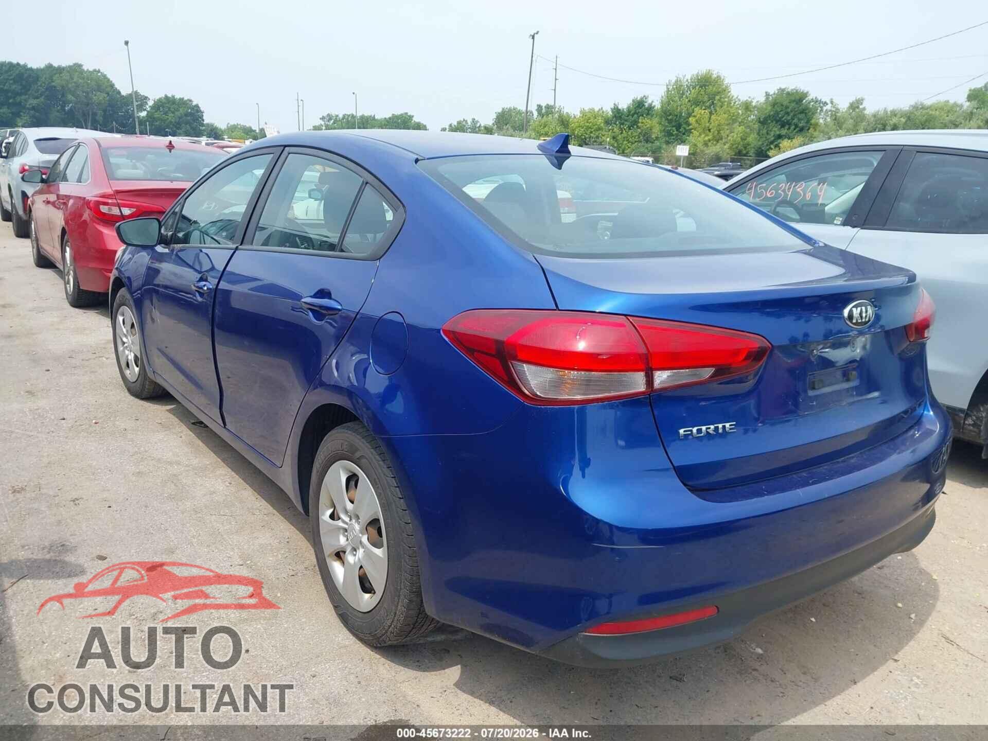 KIA FORTE 2017 - 3KPFK4A70HE109181