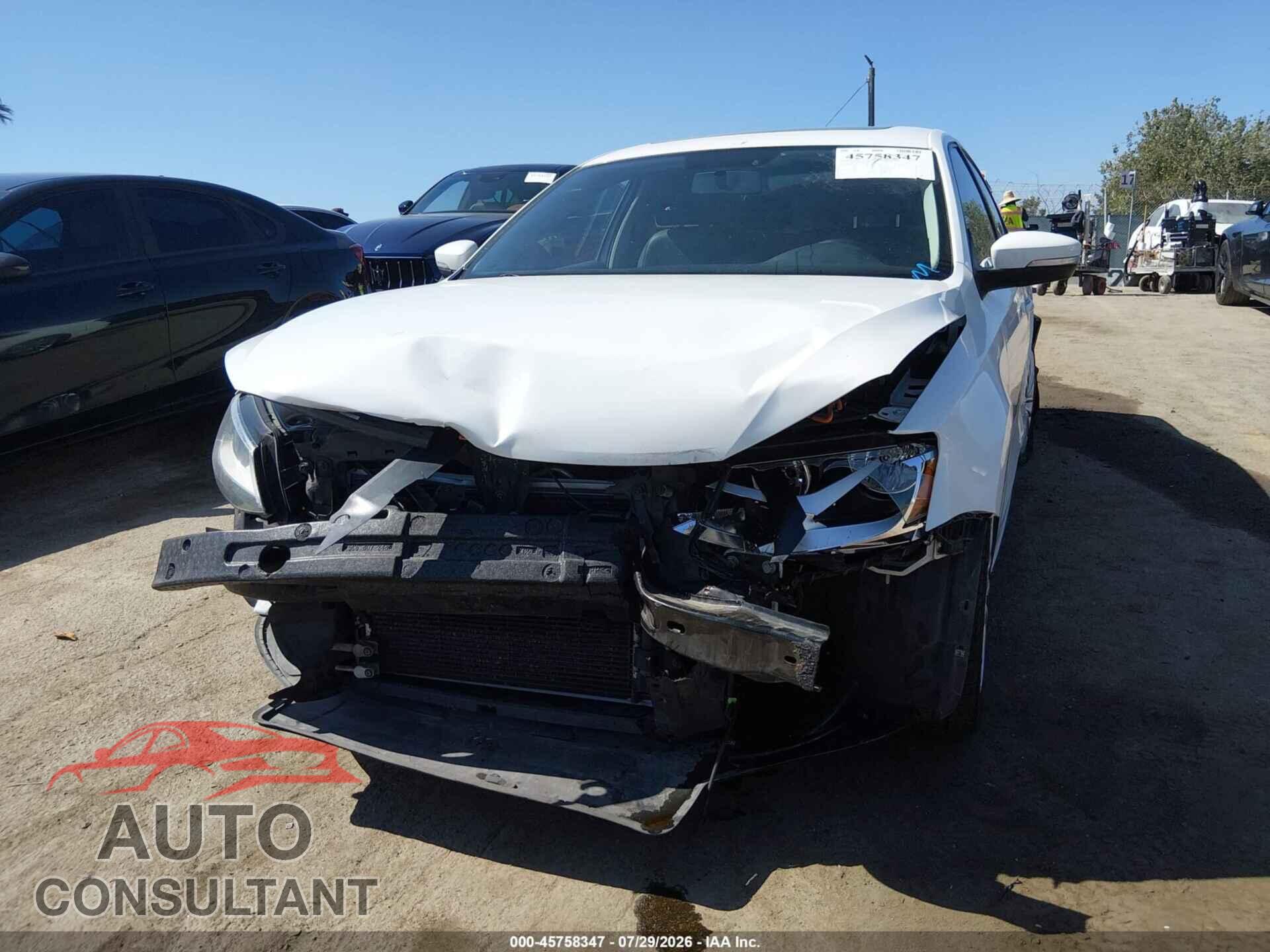 VOLKSWAGEN JETTA 2012 - 3VWDP7AJ4CM308722