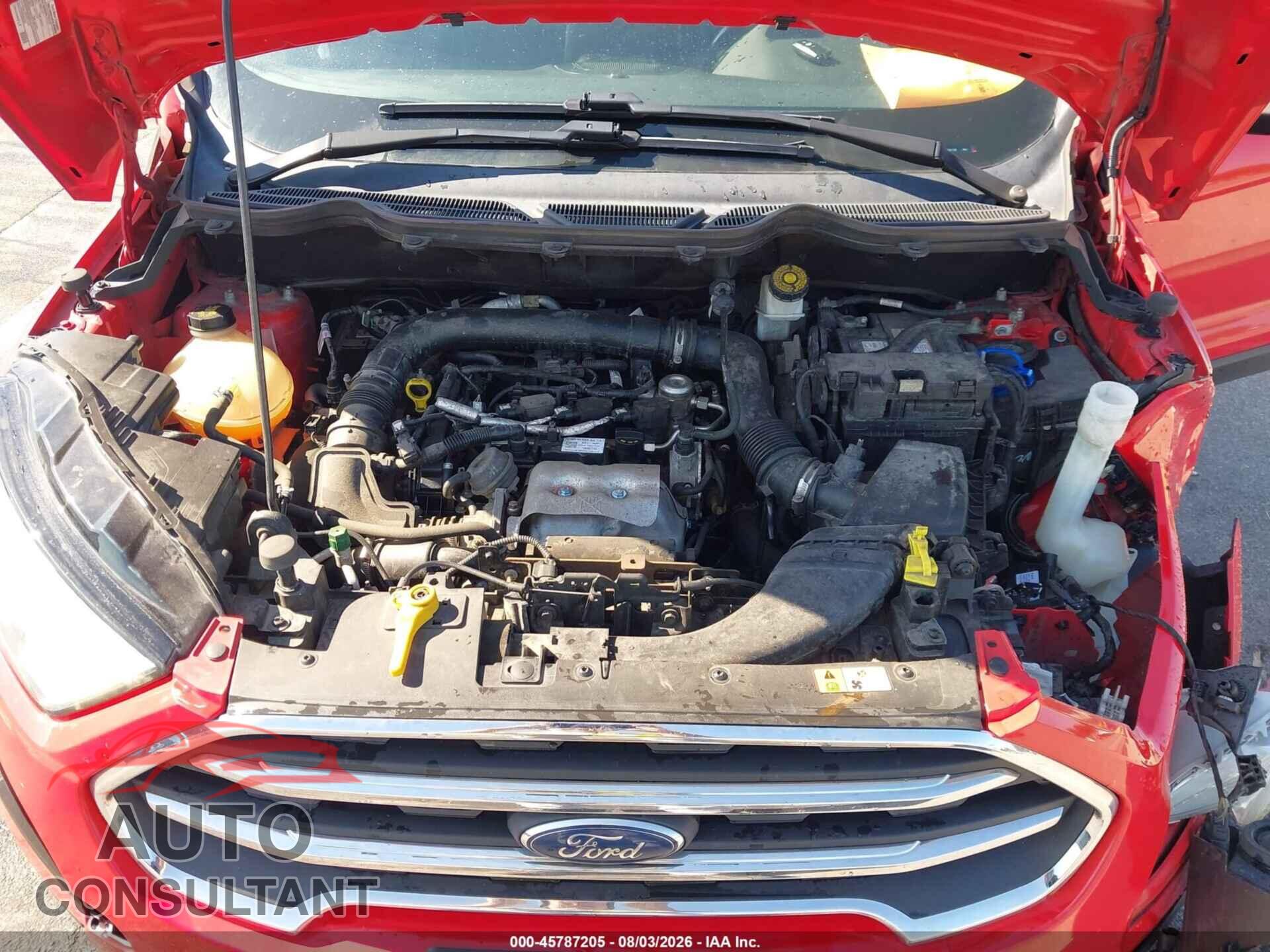 FORD ECOSPORT 2019 - MAJ3S2KE9KC268158