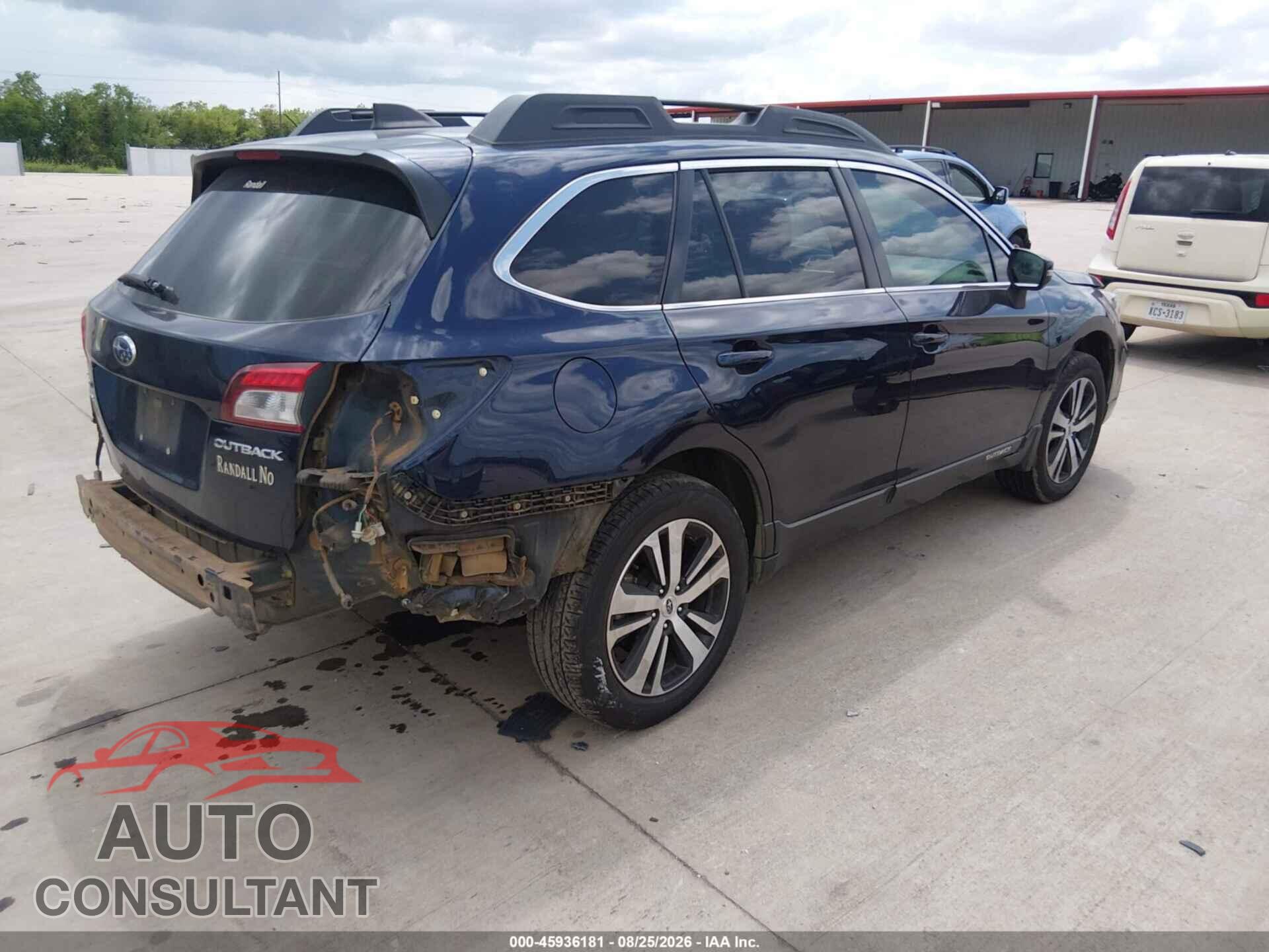 SUBARU OUTBACK 2018 - 4S4BSANC9J3268472