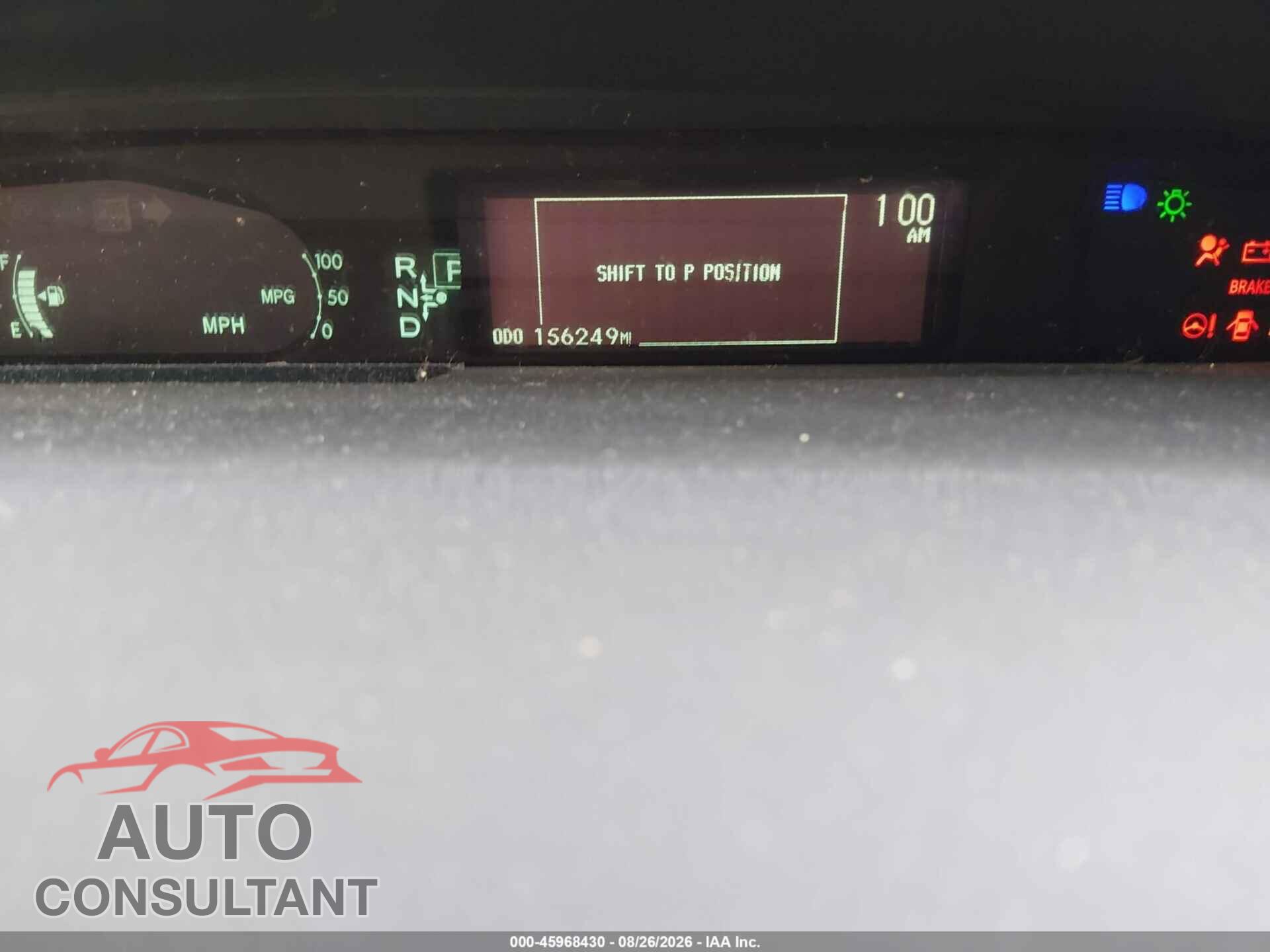 TOYOTA PRIUS 2013 - JTDKN3DU5D0349184