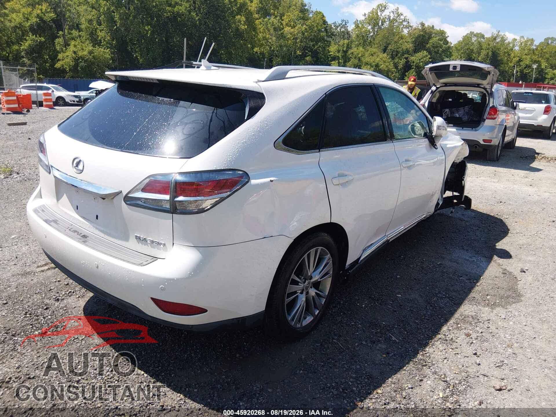 LEXUS RX 350 2013 - 2T2ZK1BA9DC116091