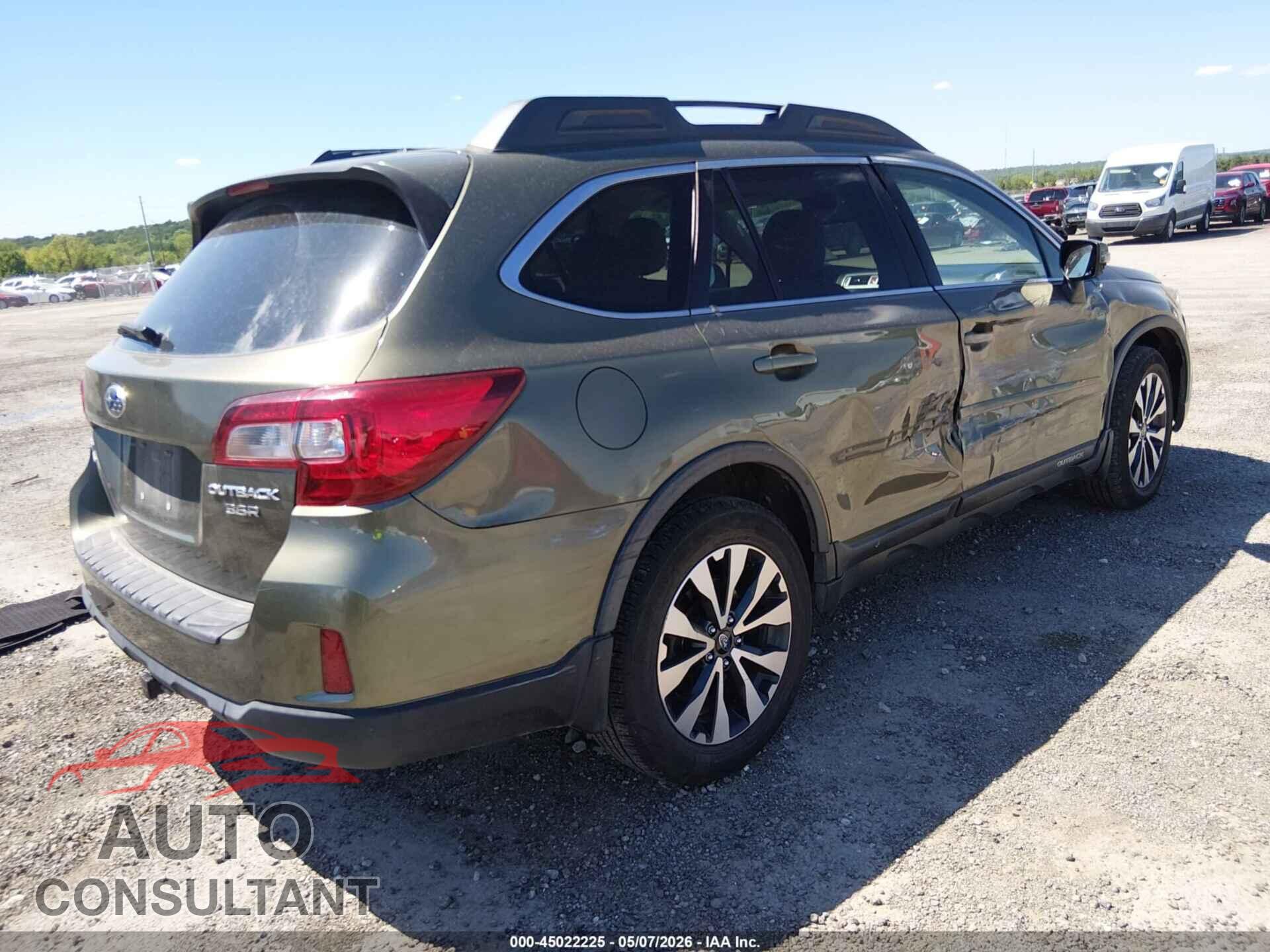 SUBARU OUTBACK 2015 - 4S4BSELC8F3215327