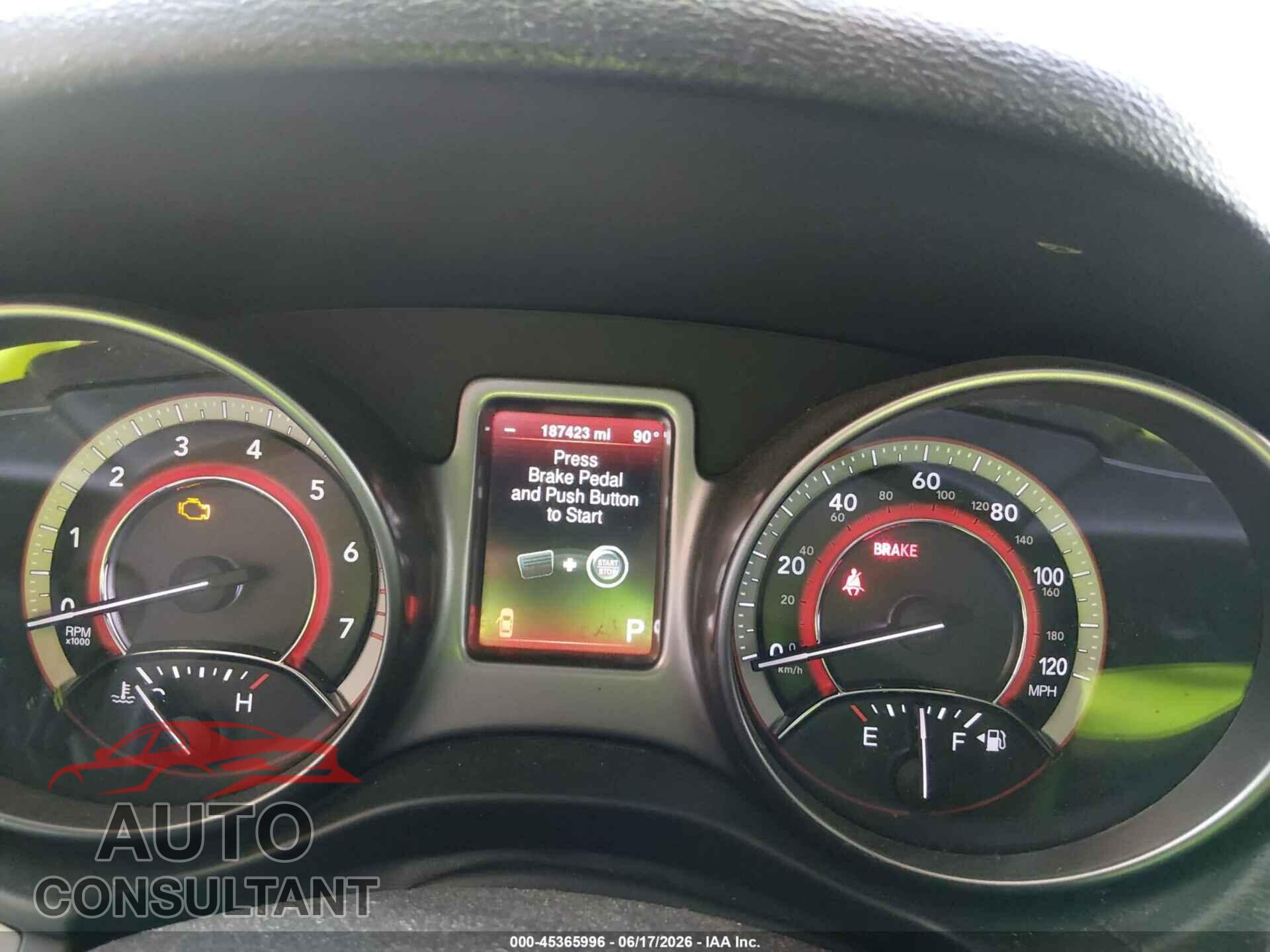 DODGE JOURNEY 2014 - 3C4PDCGG7ET285443