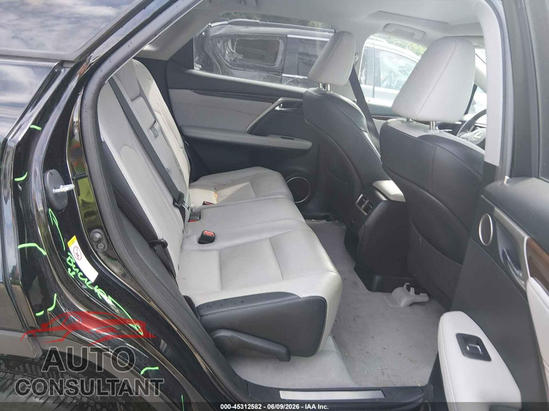 LEXUS RX 2018 - 2T2BZMCA3JC160662