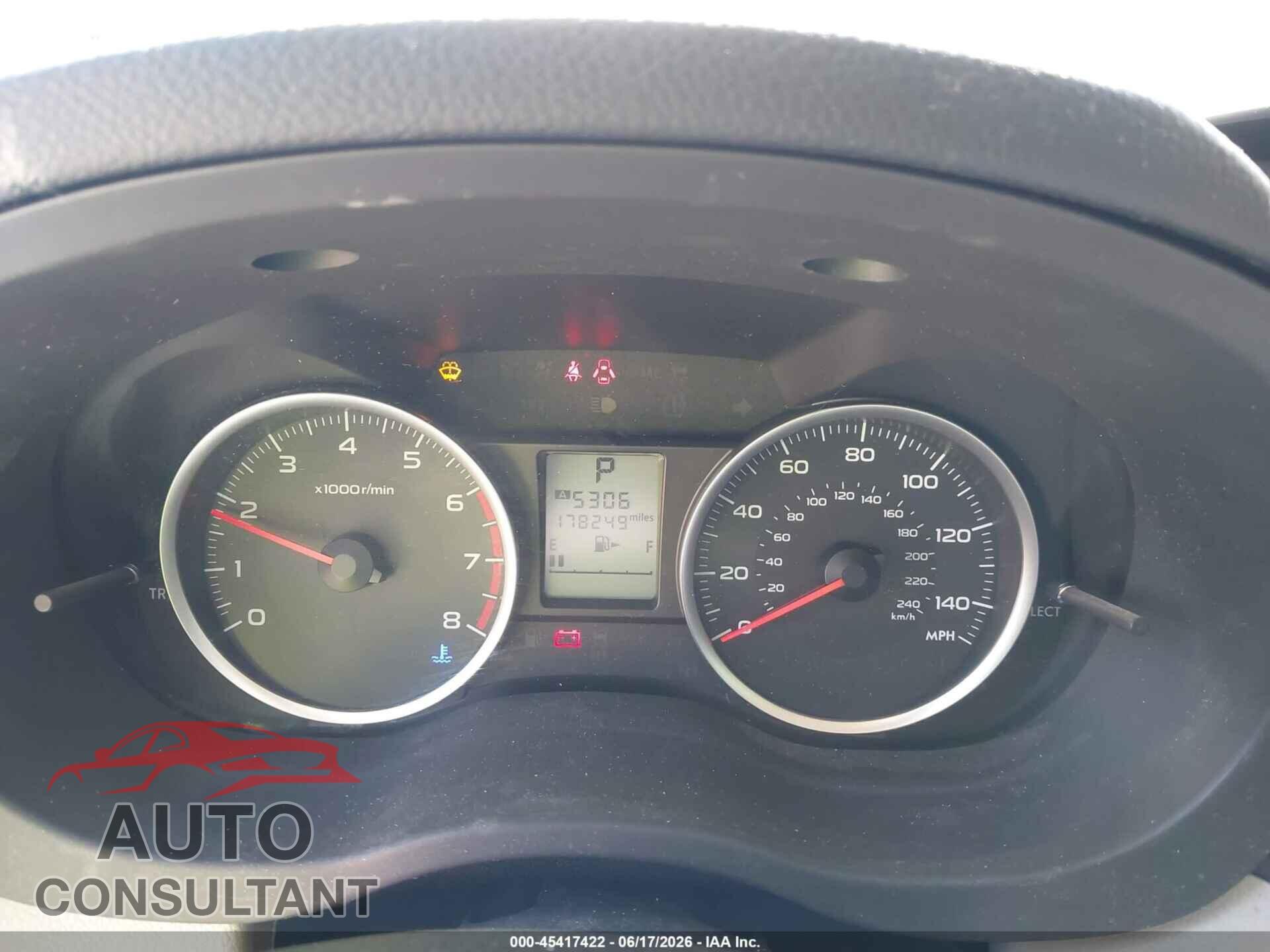 SUBARU FORESTER 2015 - JF2SJADC9FH813784