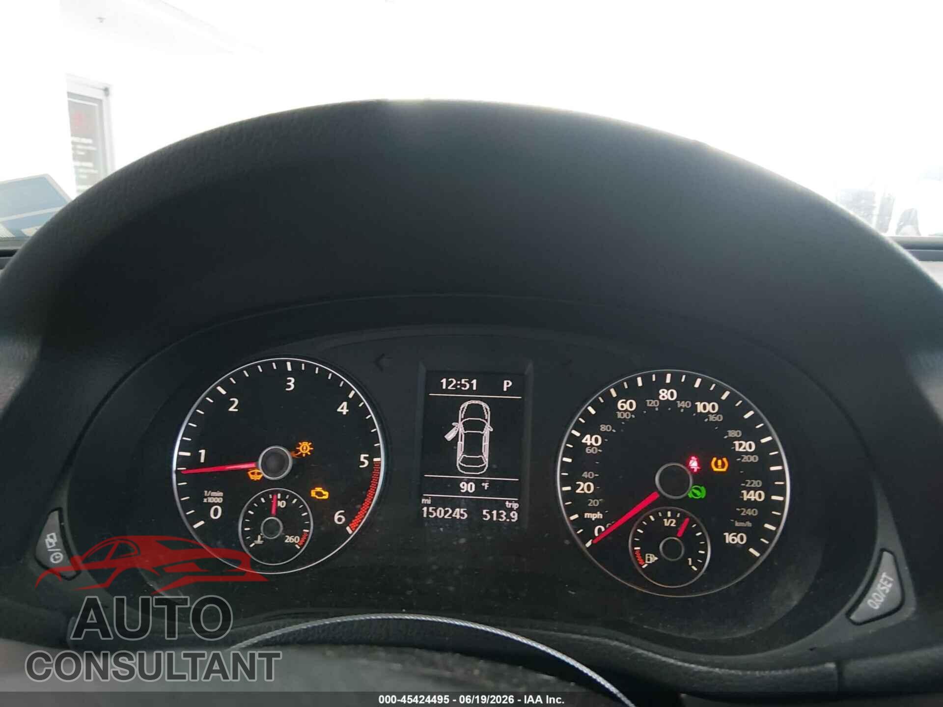 VOLKSWAGEN PASSAT 2014 - 1VWBN7A3XEC052802