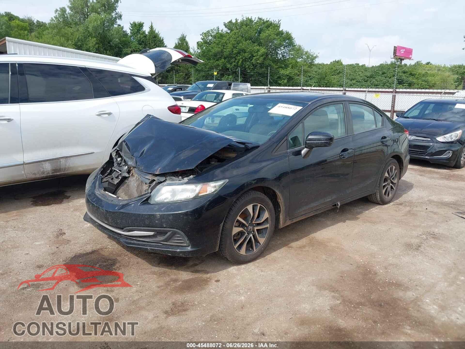 HONDA CIVIC 2014 - 19XFB2F84EE054705