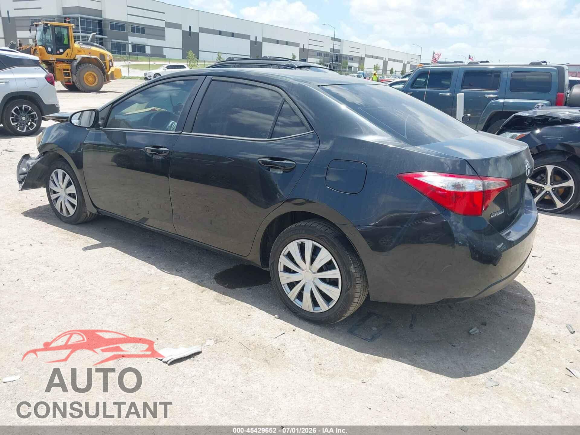 TOYOTA COROLLA 2015 - 5YFBURHE5FP349784