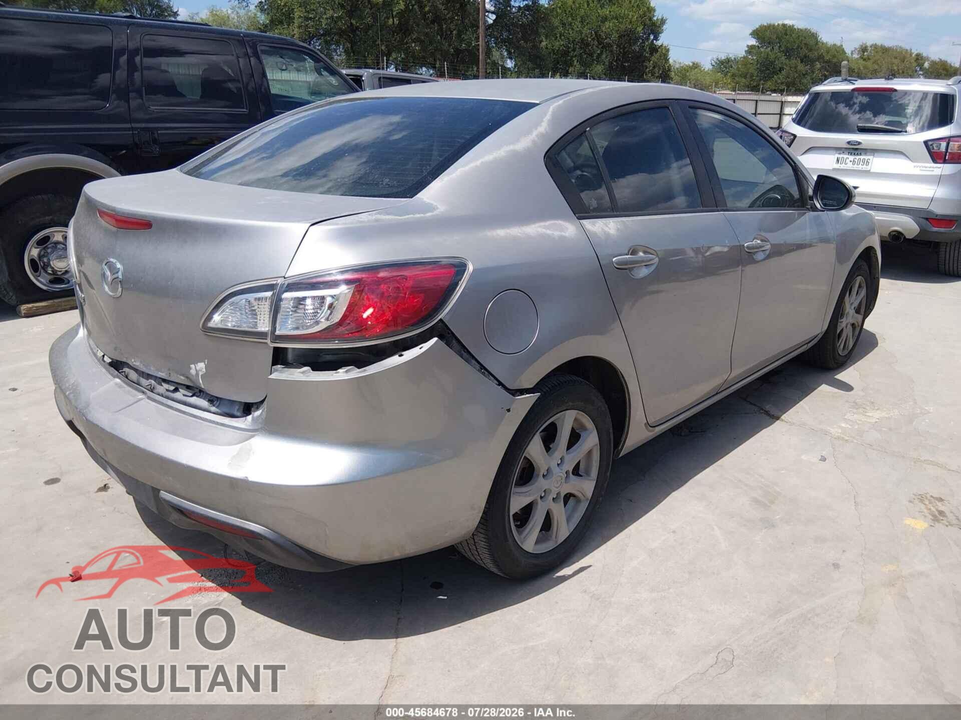MAZDA MAZDA3 2011 - JM1BL1VF6B1479878