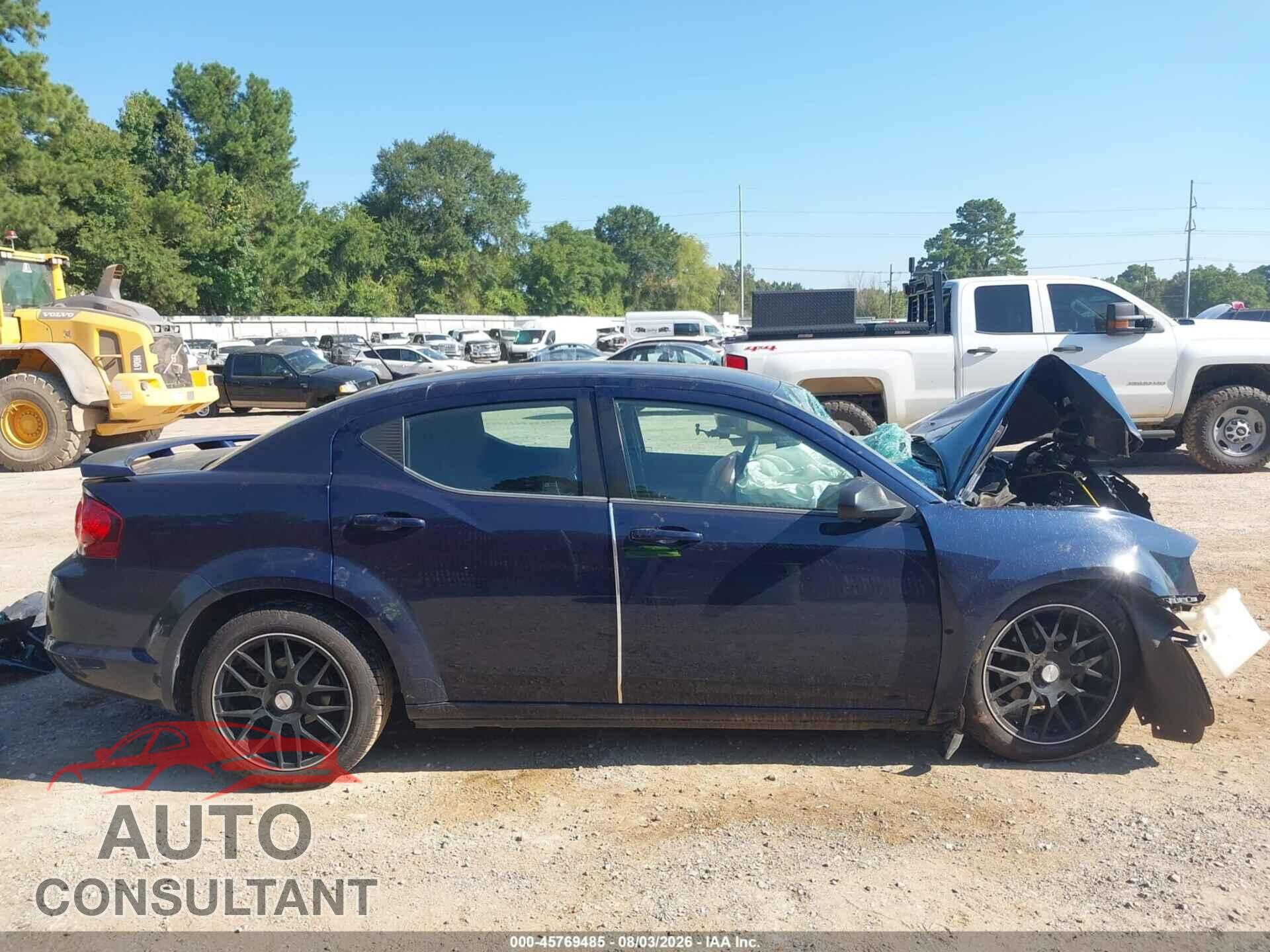 DODGE AVENGER 2013 - 1C3CDZAG6DN552889