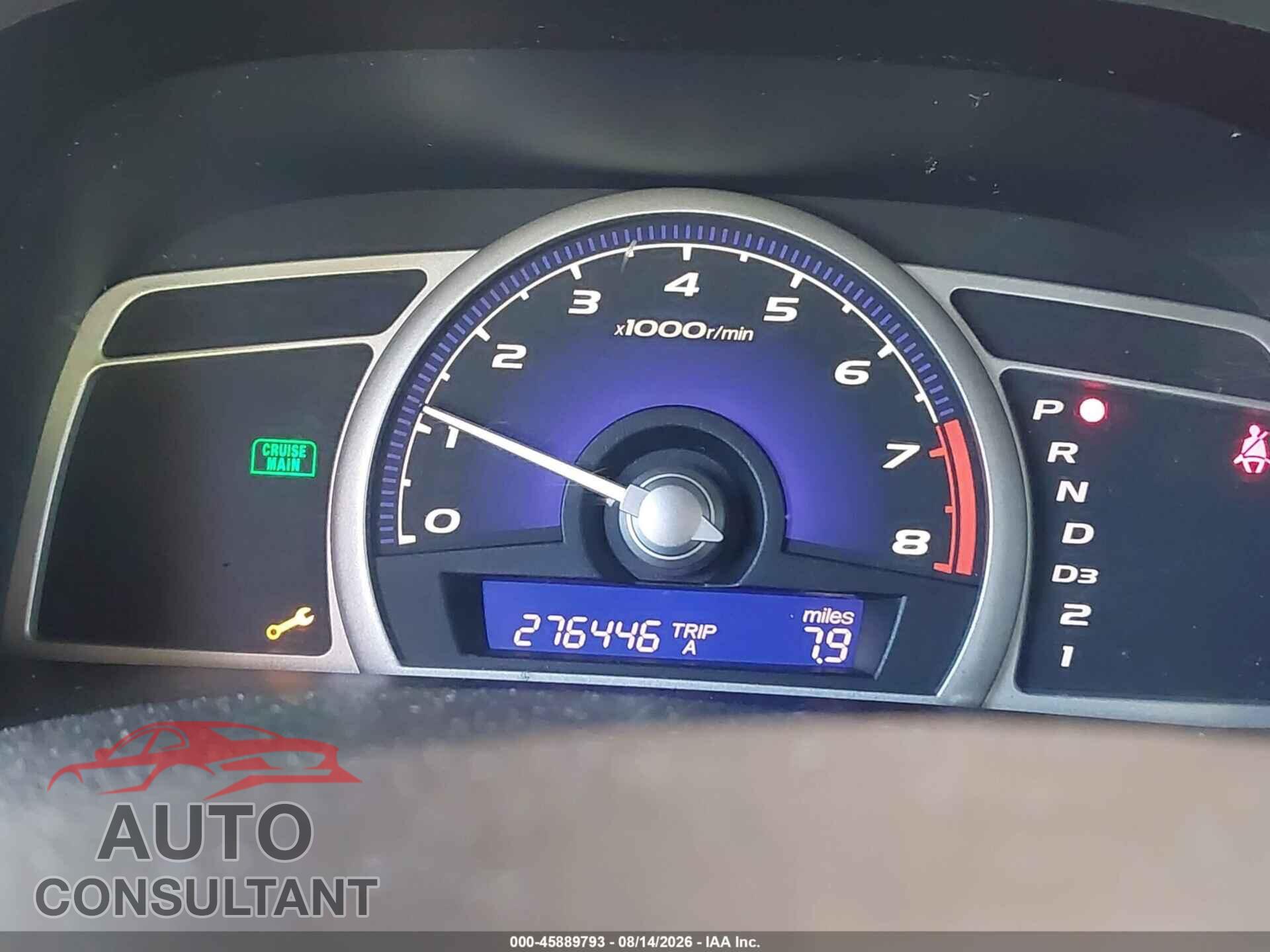 HONDA CIVIC 2010 - 19XFA1F56AE026594