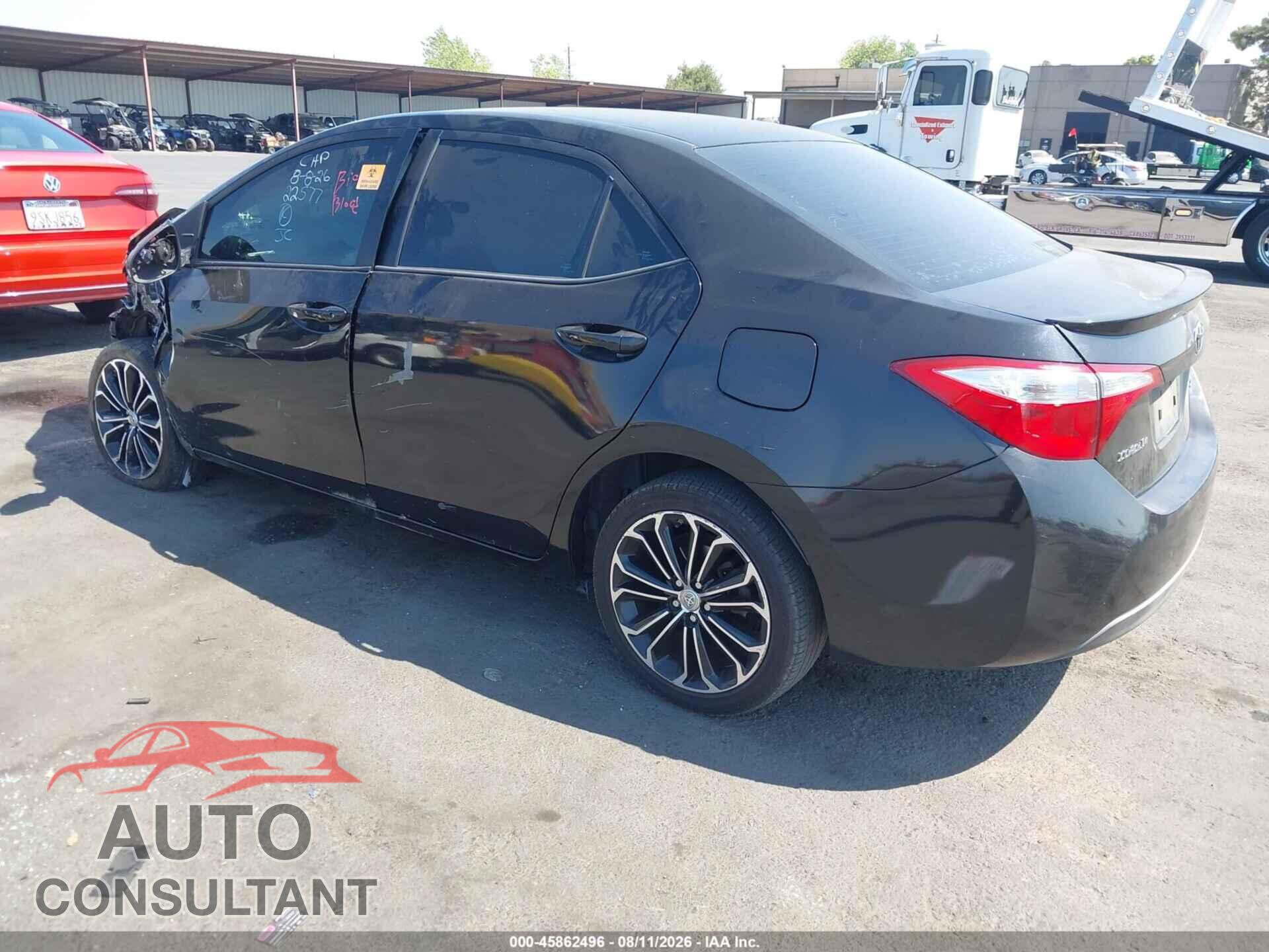 TOYOTA COROLLA 2016 - 5YFBURHE0GP376845