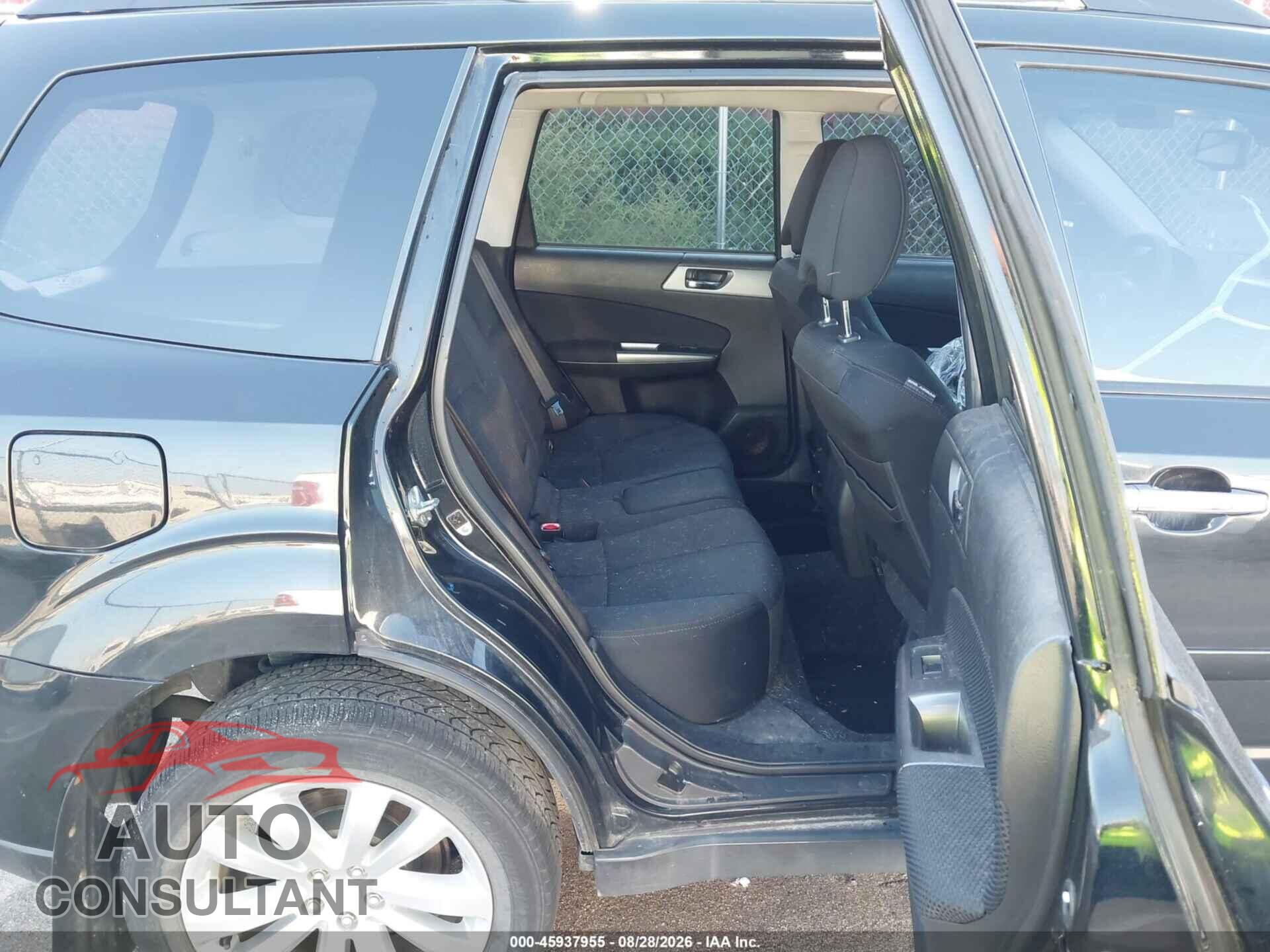 SUBARU FORESTER 2012 - JF2SHBDC4CH429778