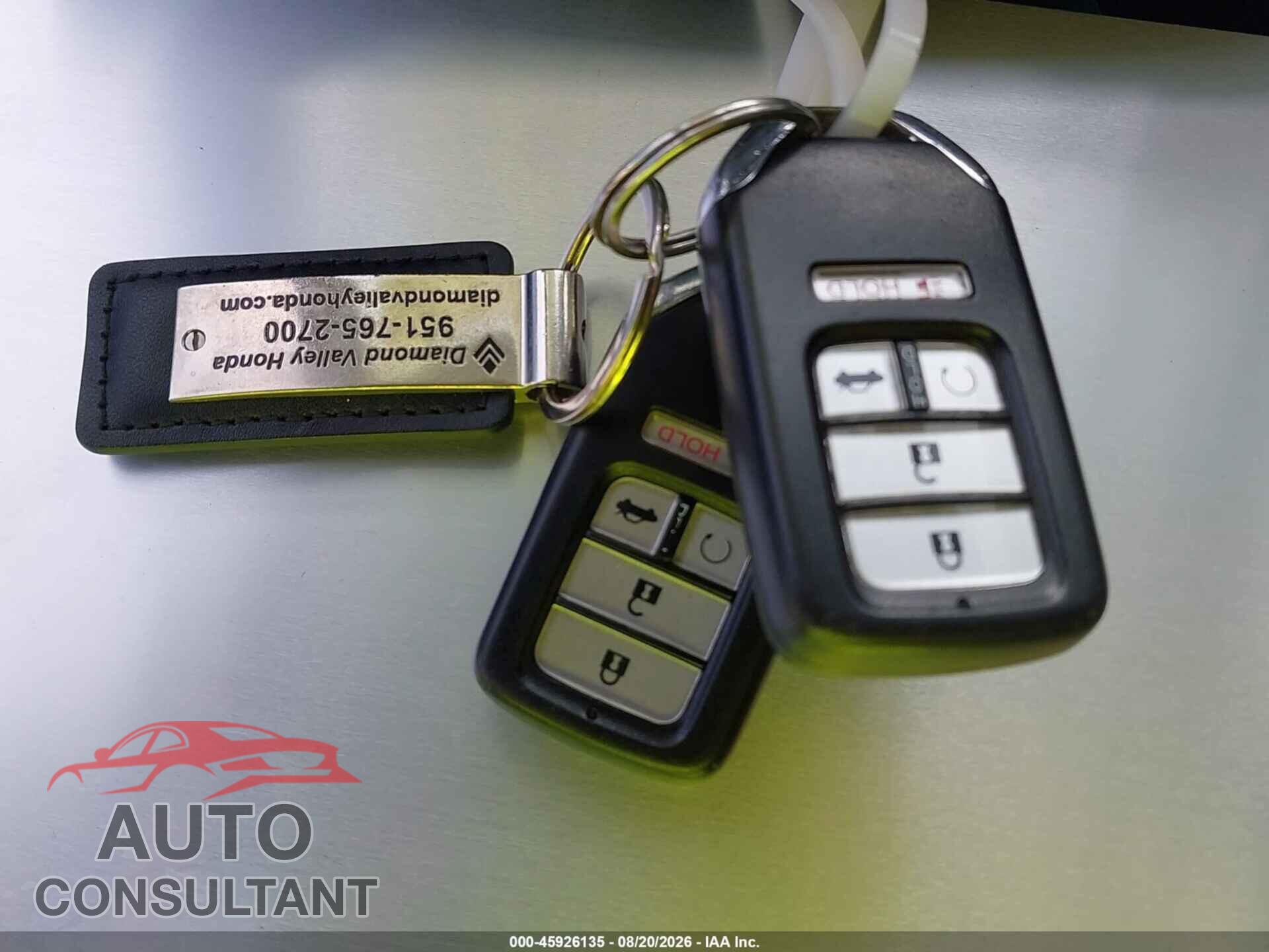 HONDA CIVIC 2017 - 19XFC2F76HE211109
