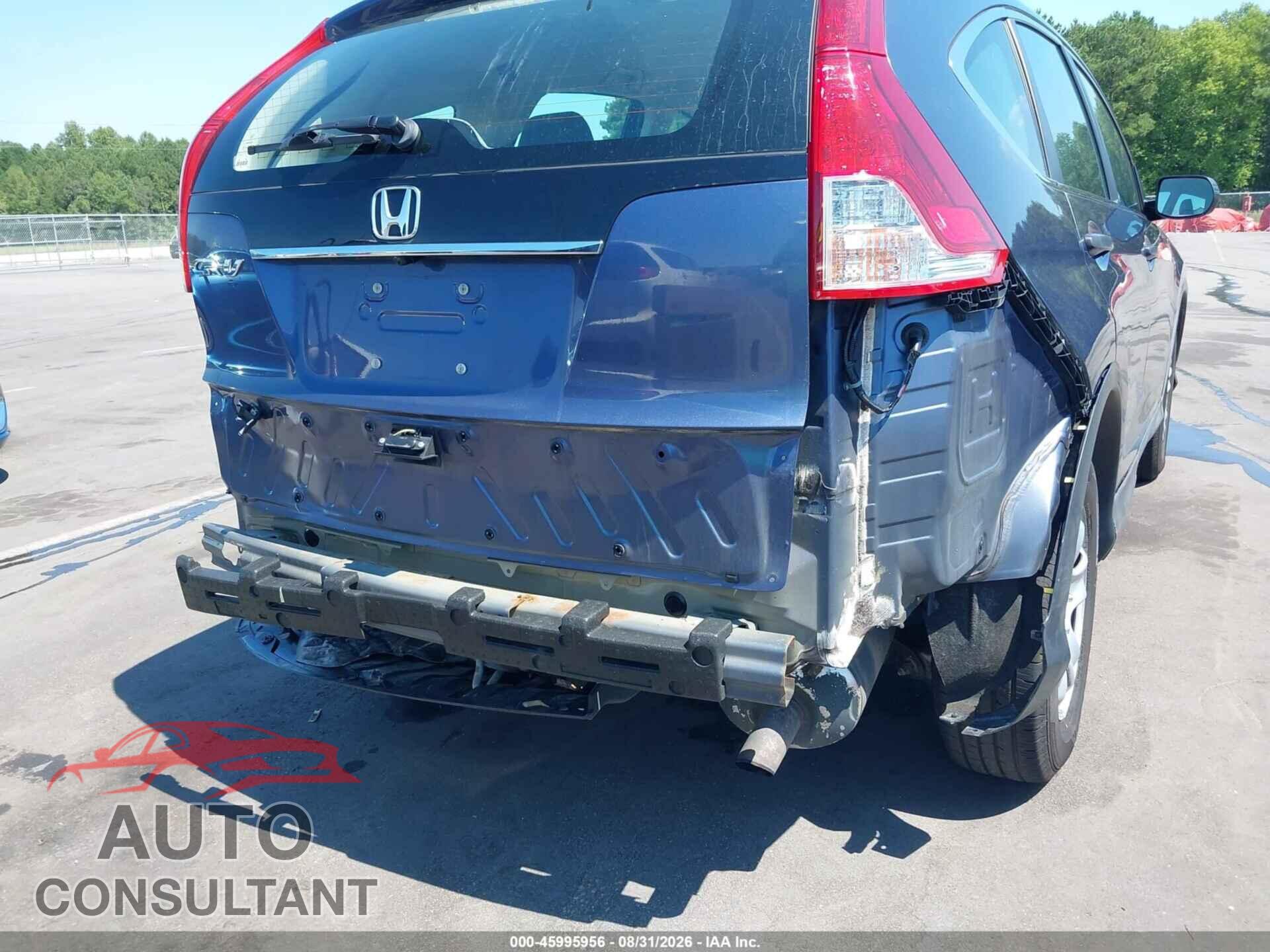 HONDA CR-V 2012 - 5J6RM3H38CL036253