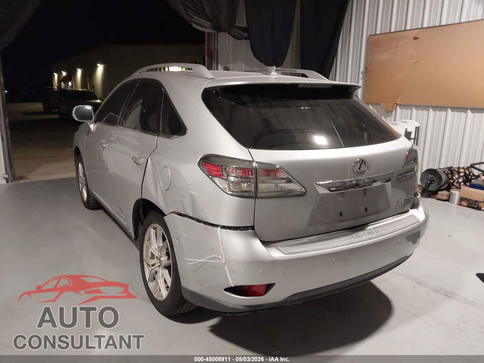 LEXUS RX 350 2011 - 2T2ZK1BA3BC054345