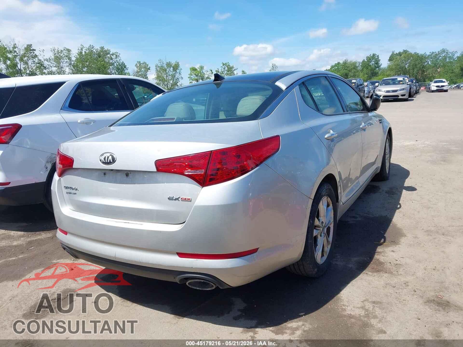 KIA OPTIMA 2013 - 5XXGN4A75DG153741