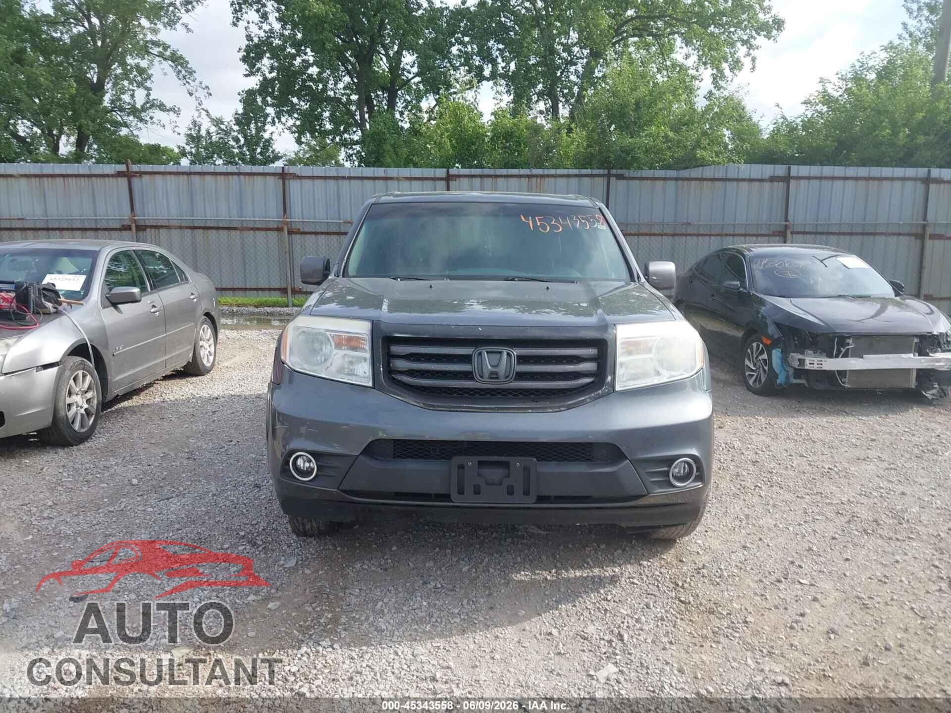 HONDA PILOT 2012 - 5FNYF4H41CB012728