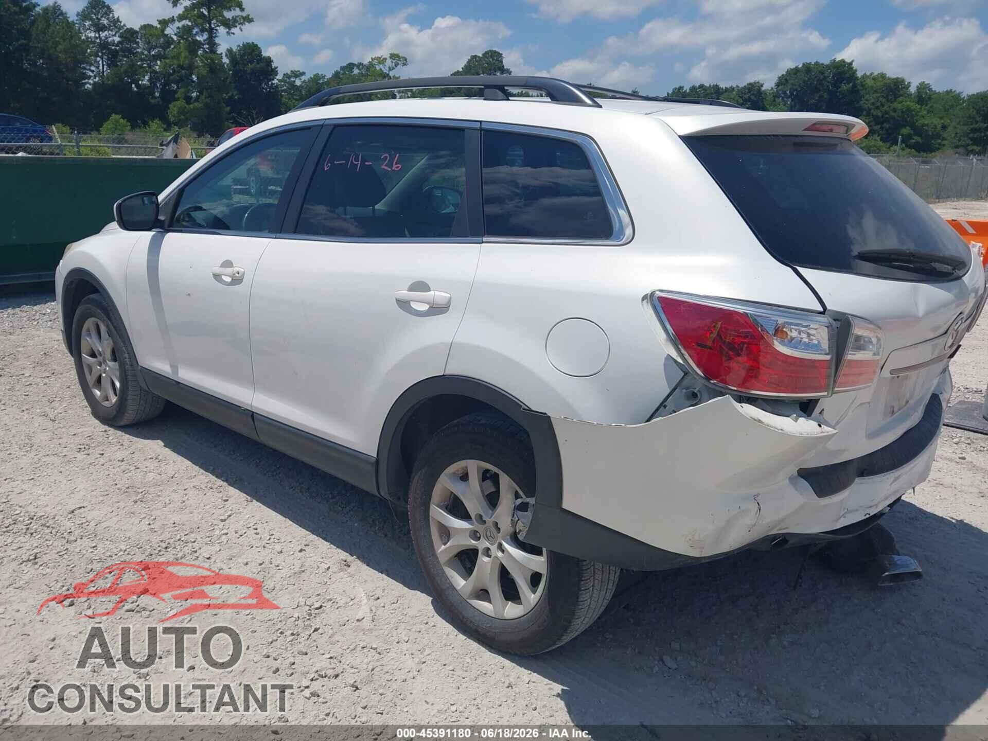 MAZDA CX-9 2012 - JM3TB2CVXC0366358