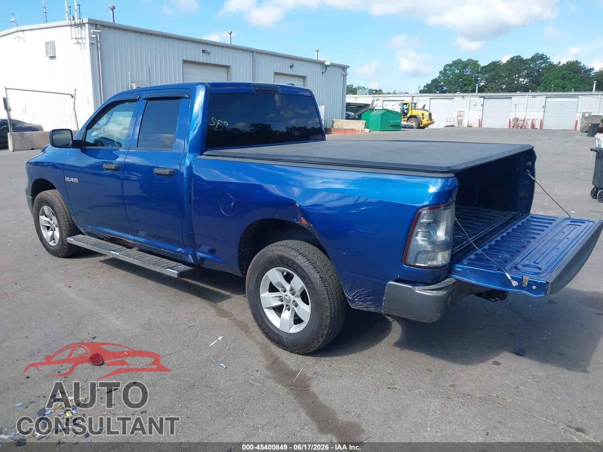 DODGE RAM 1500 2009 - 1D3HV18P59S807182