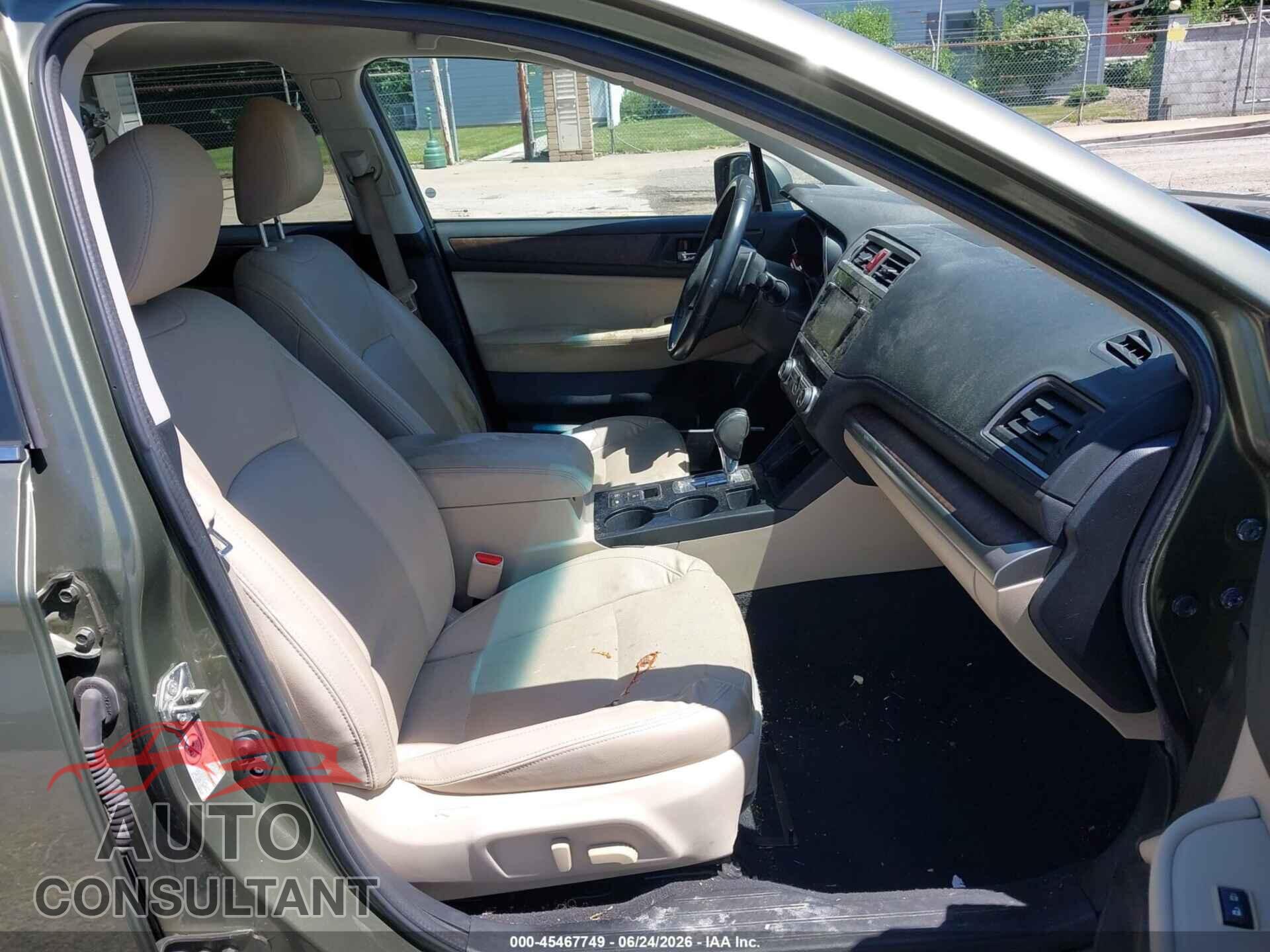 SUBARU OUTBACK 2016 - 4S4BSANC1G3311047