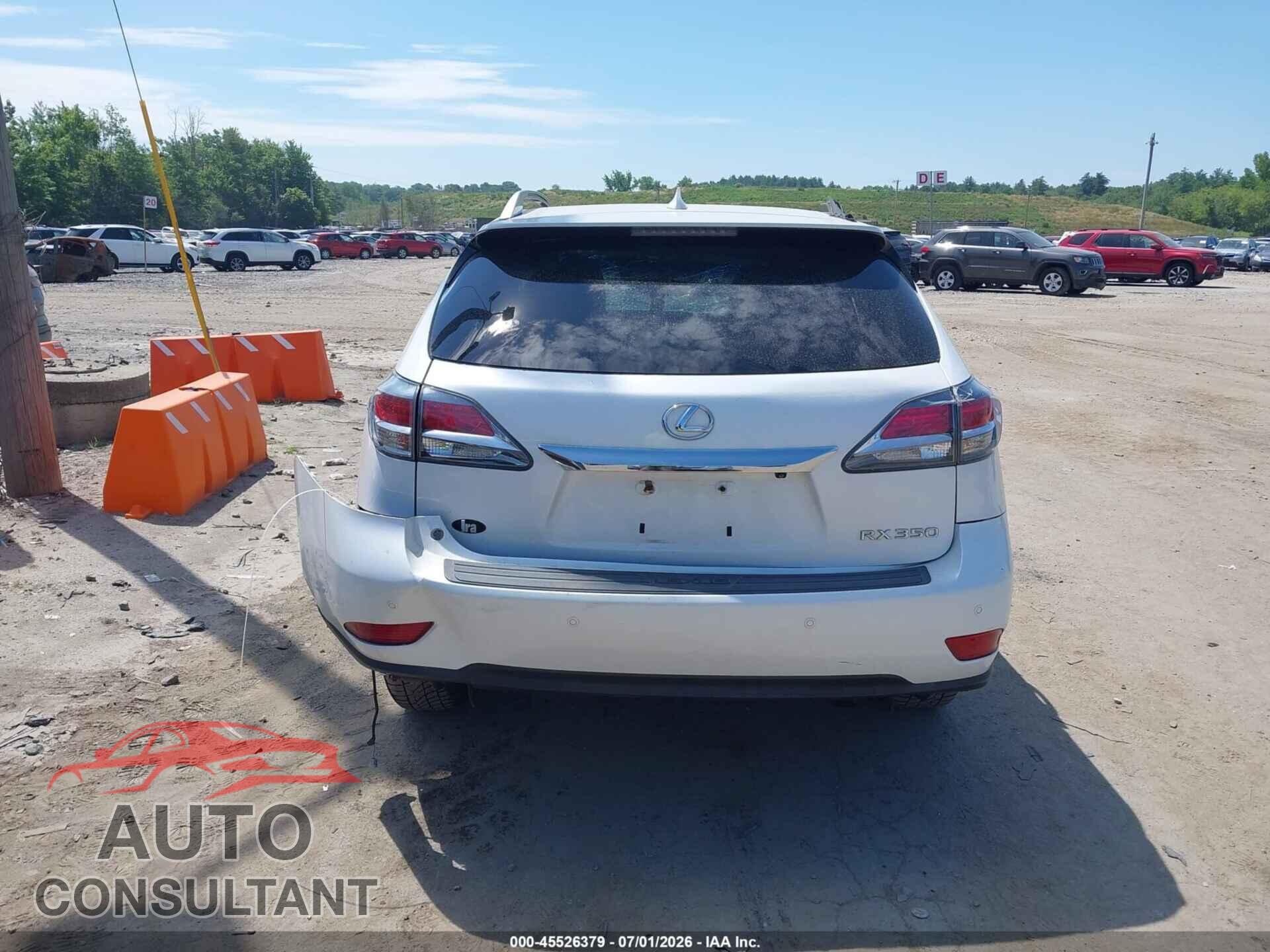 LEXUS RX 350 2015 - 2T2BK1BA9FC283510