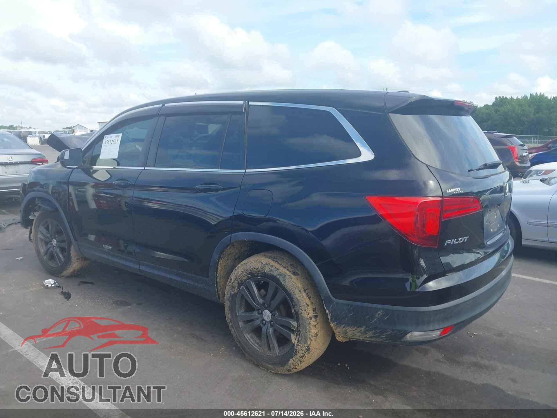 HONDA PILOT 2017 - 5FNYF6H59HB081081