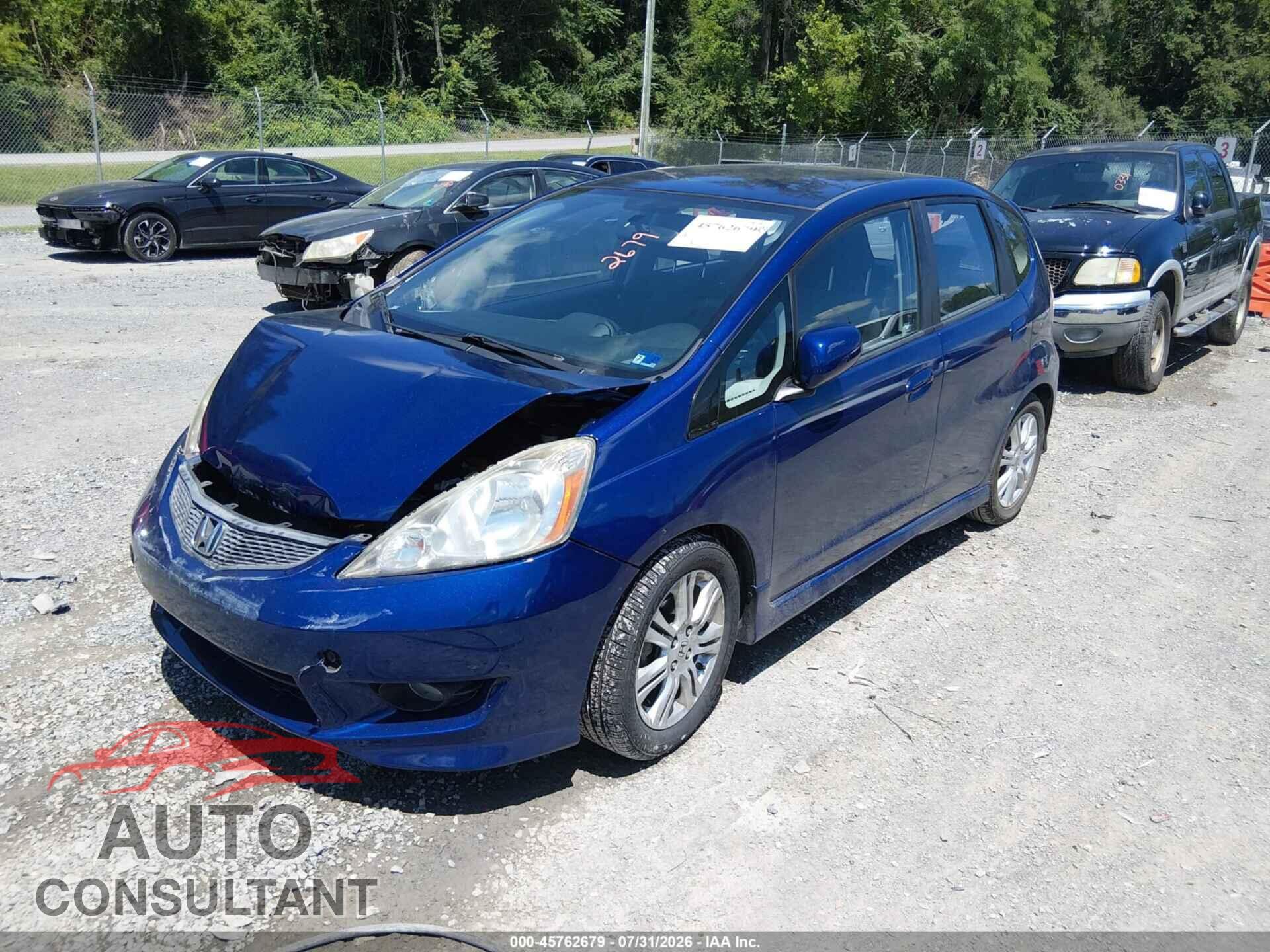 HONDA FIT 2011 - JHMGE8H50BC019579