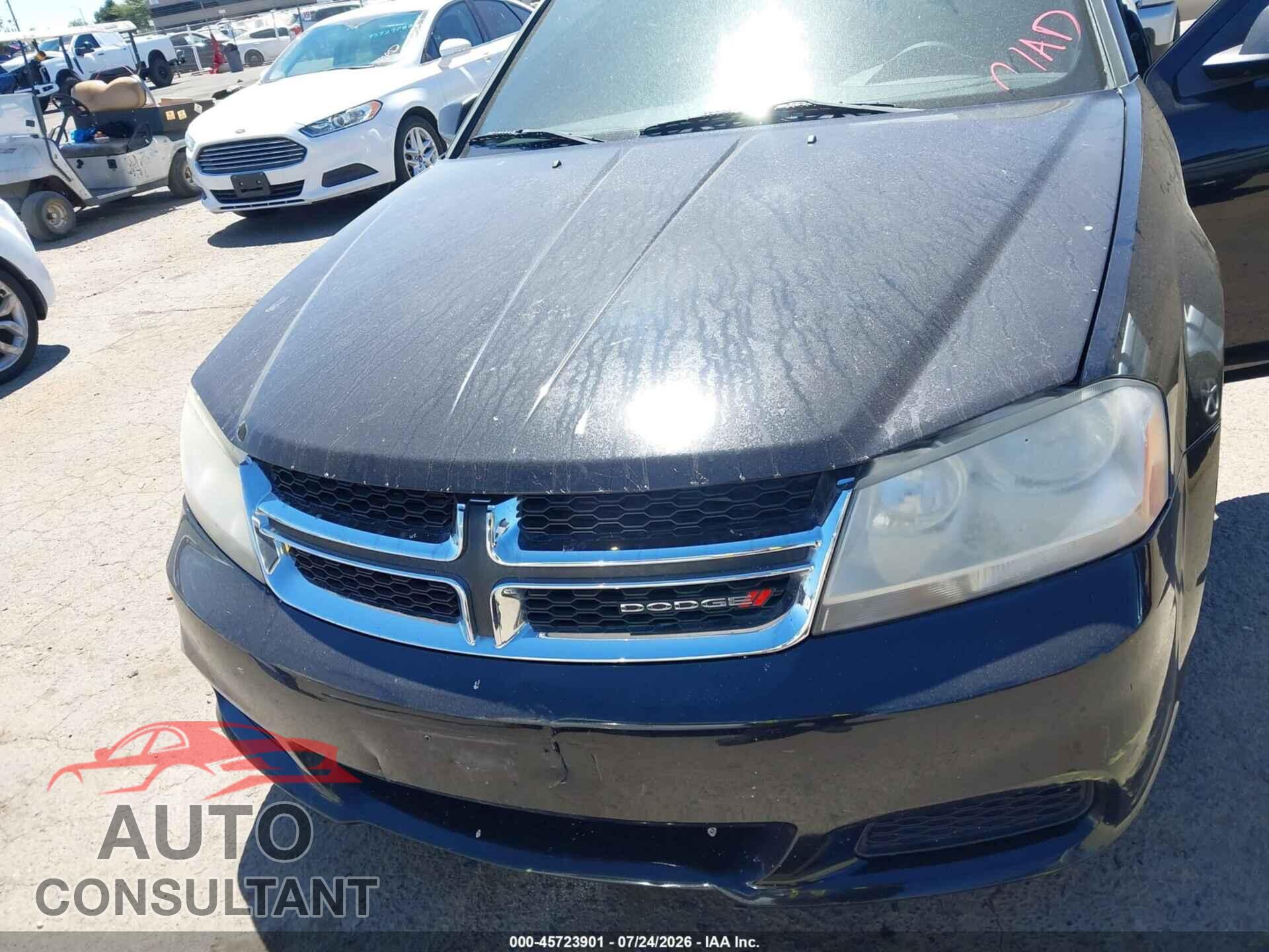 DODGE AVENGER 2013 - 1C3CDZAB9DN643675