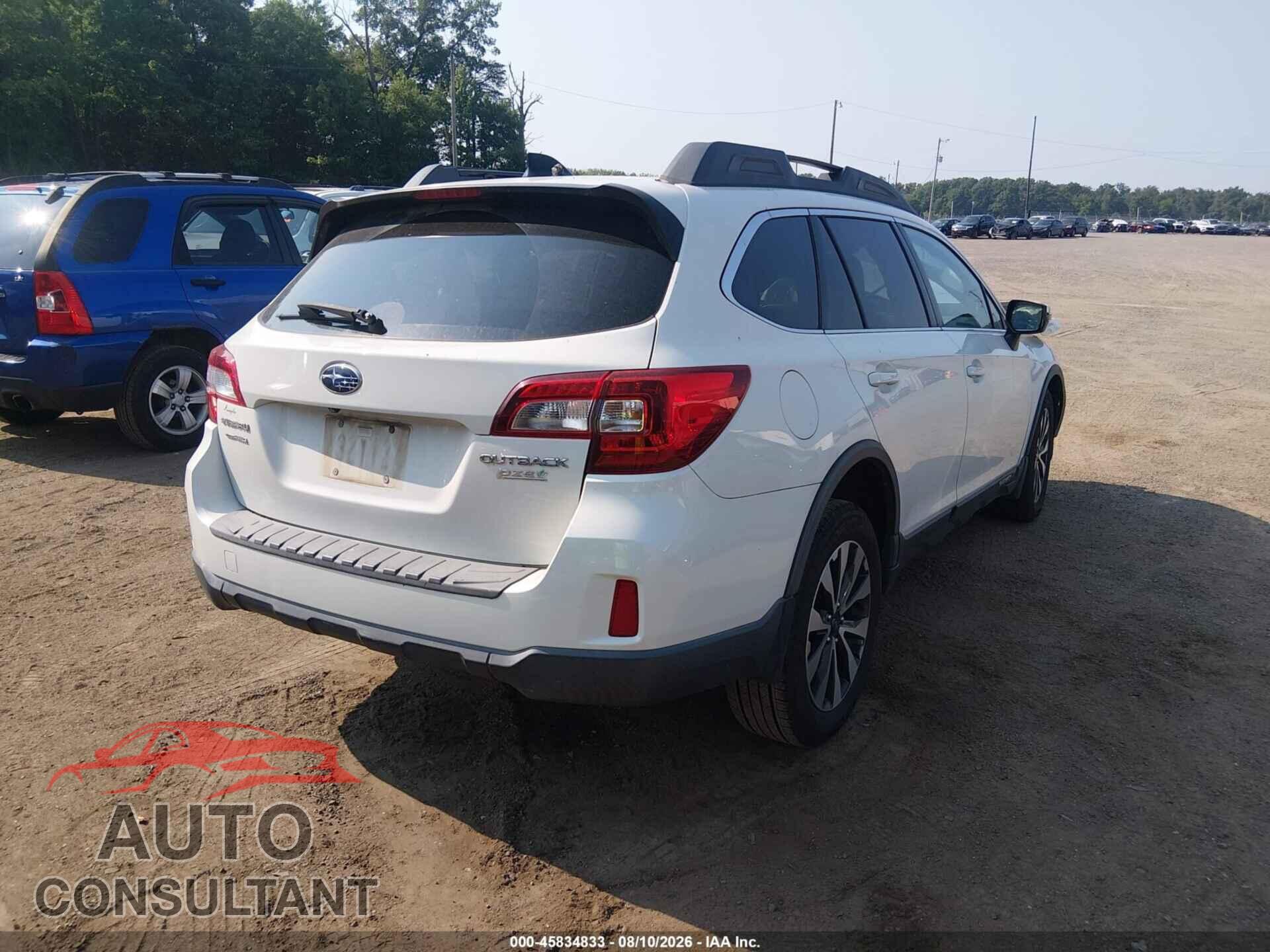 SUBARU OUTBACK 2016 - 4S4BSANC3G3244077