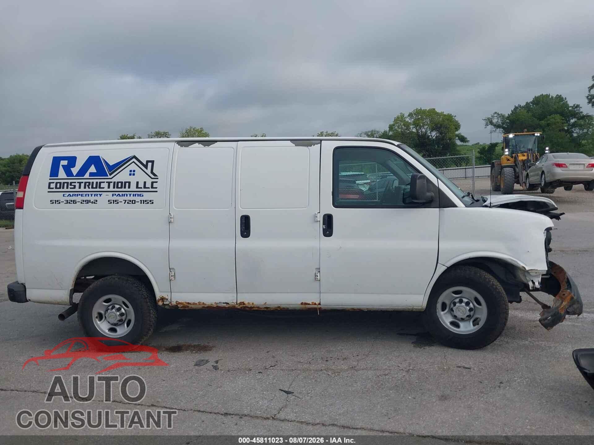 CHEVROLET EXPRESS 2500 2010 - 1GCZGFDA7A1160705