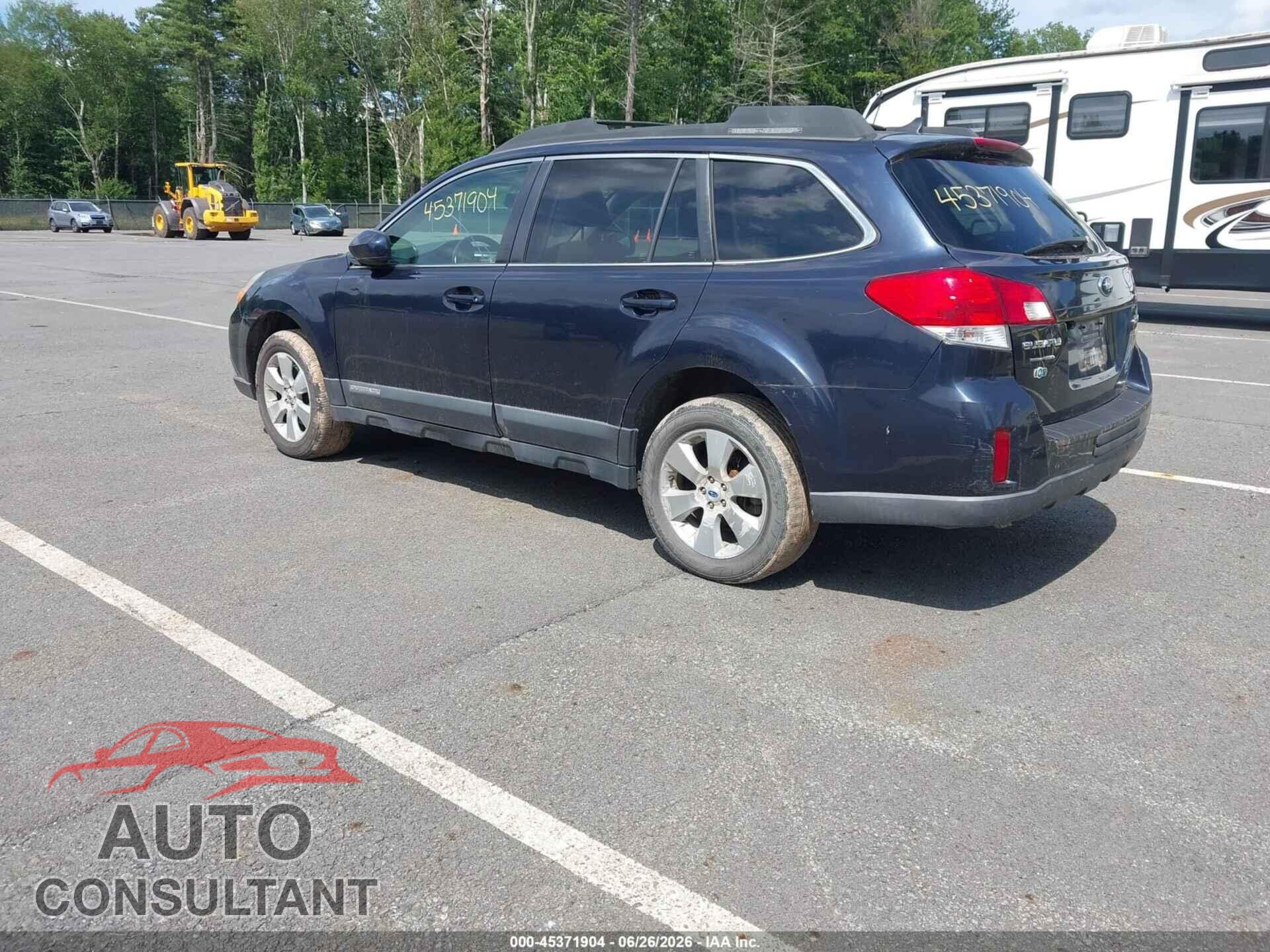 SUBARU OUTBACK 2012 - 4S4BRDKC8C2202473