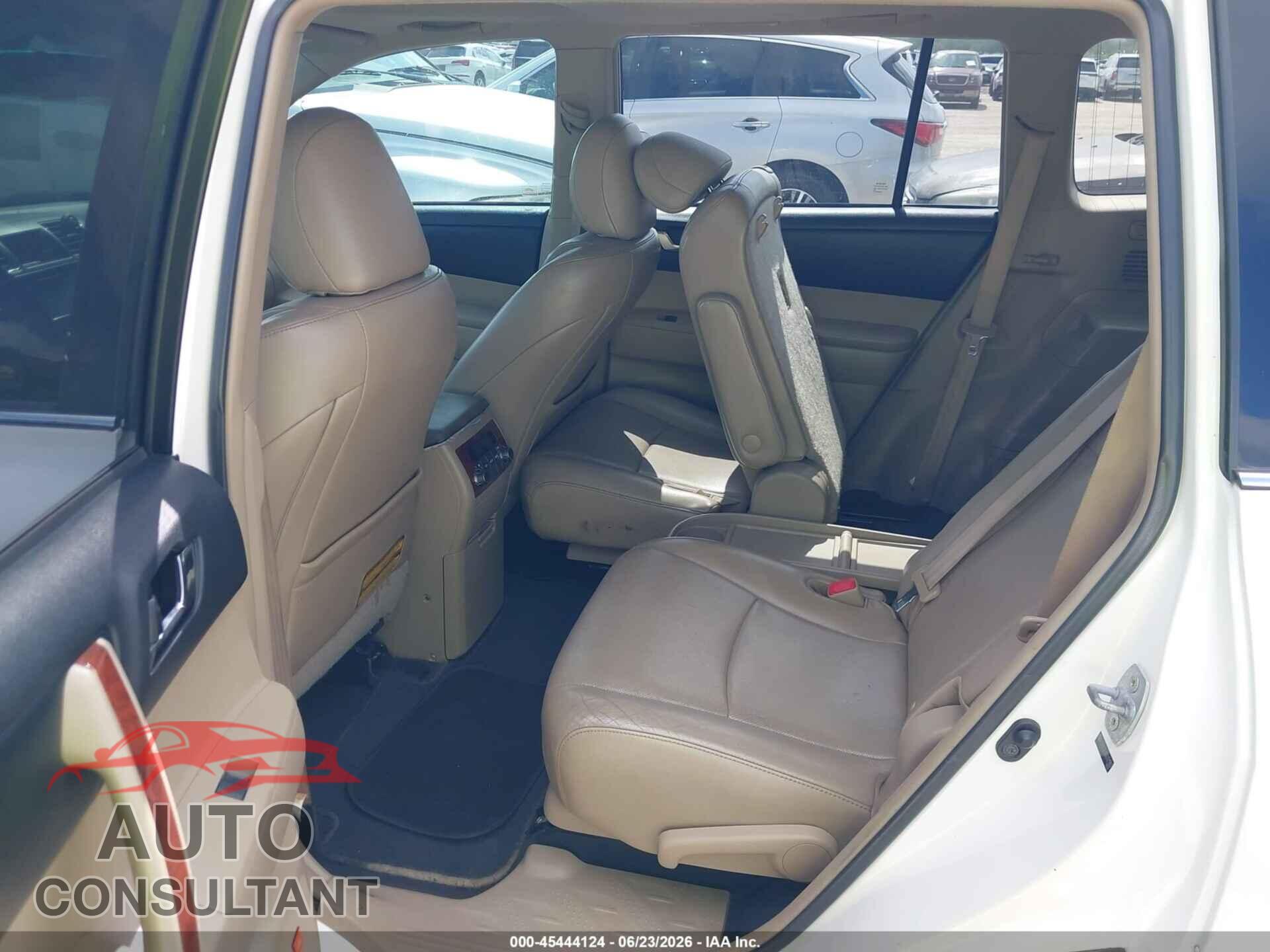 TOYOTA HIGHLANDER 2013 - 5TDYK3EH8DS121987