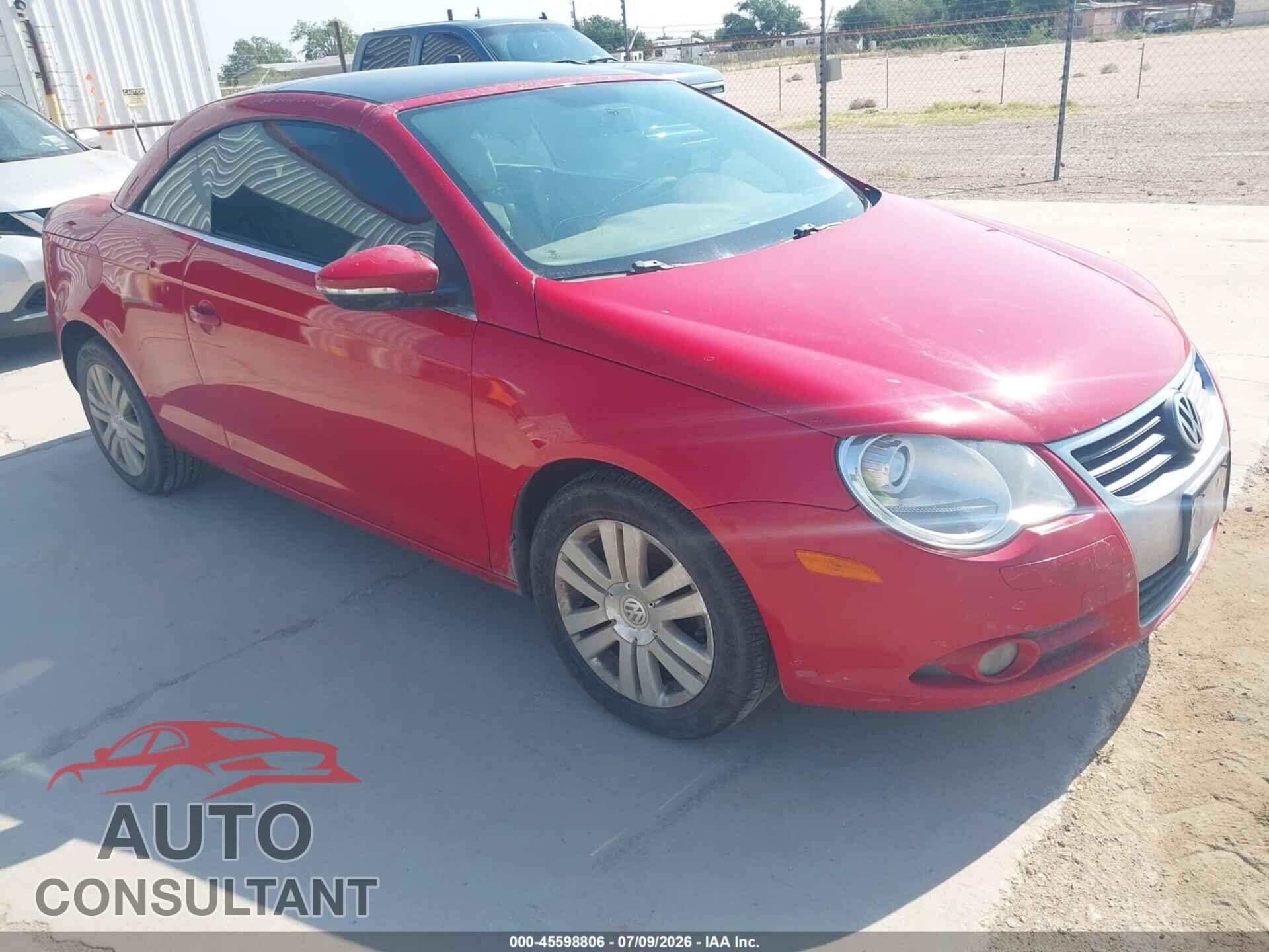 VOLKSWAGEN EOS 2009 - WVWBA71F59V014171