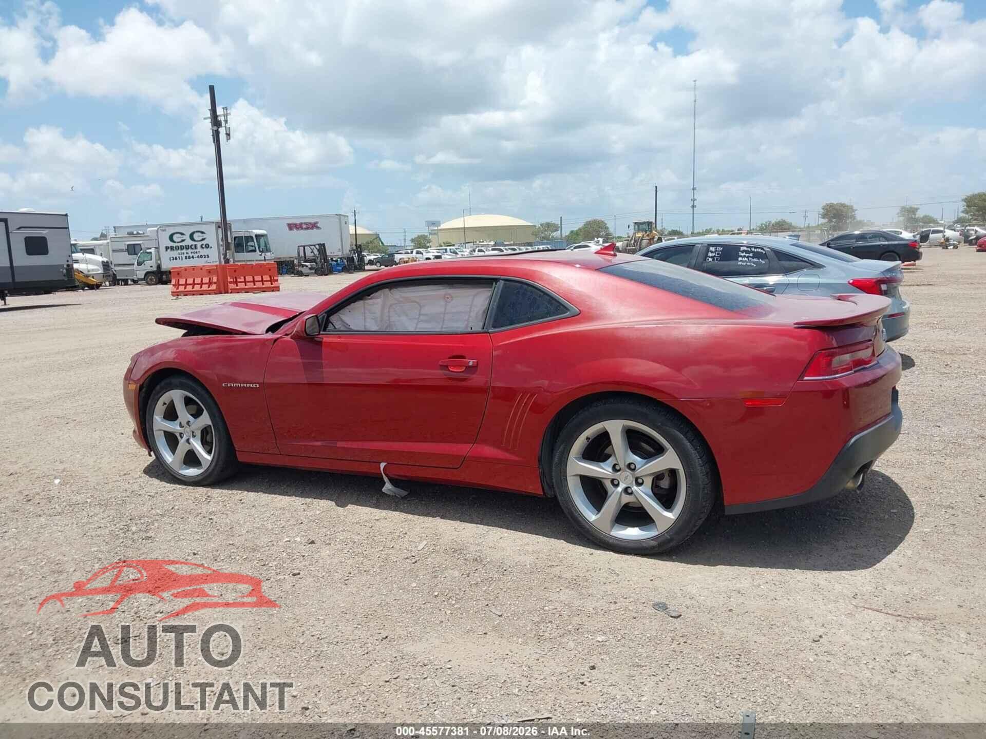 CHEVROLET CAMARO 2015 - 2G1FF1E35F9147522
