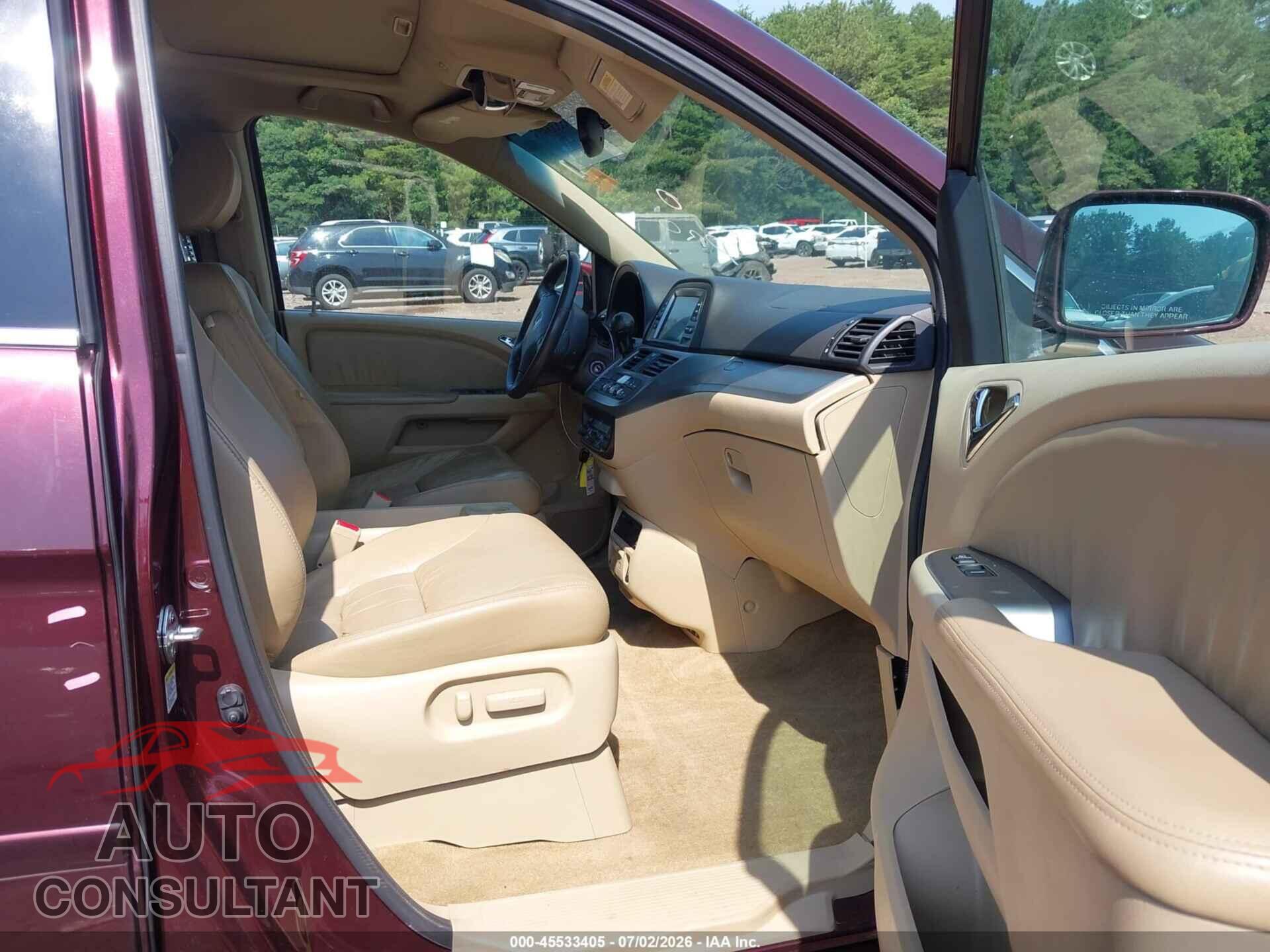 HONDA ODYSSEY 2010 - 5FNRL3H77AB092048
