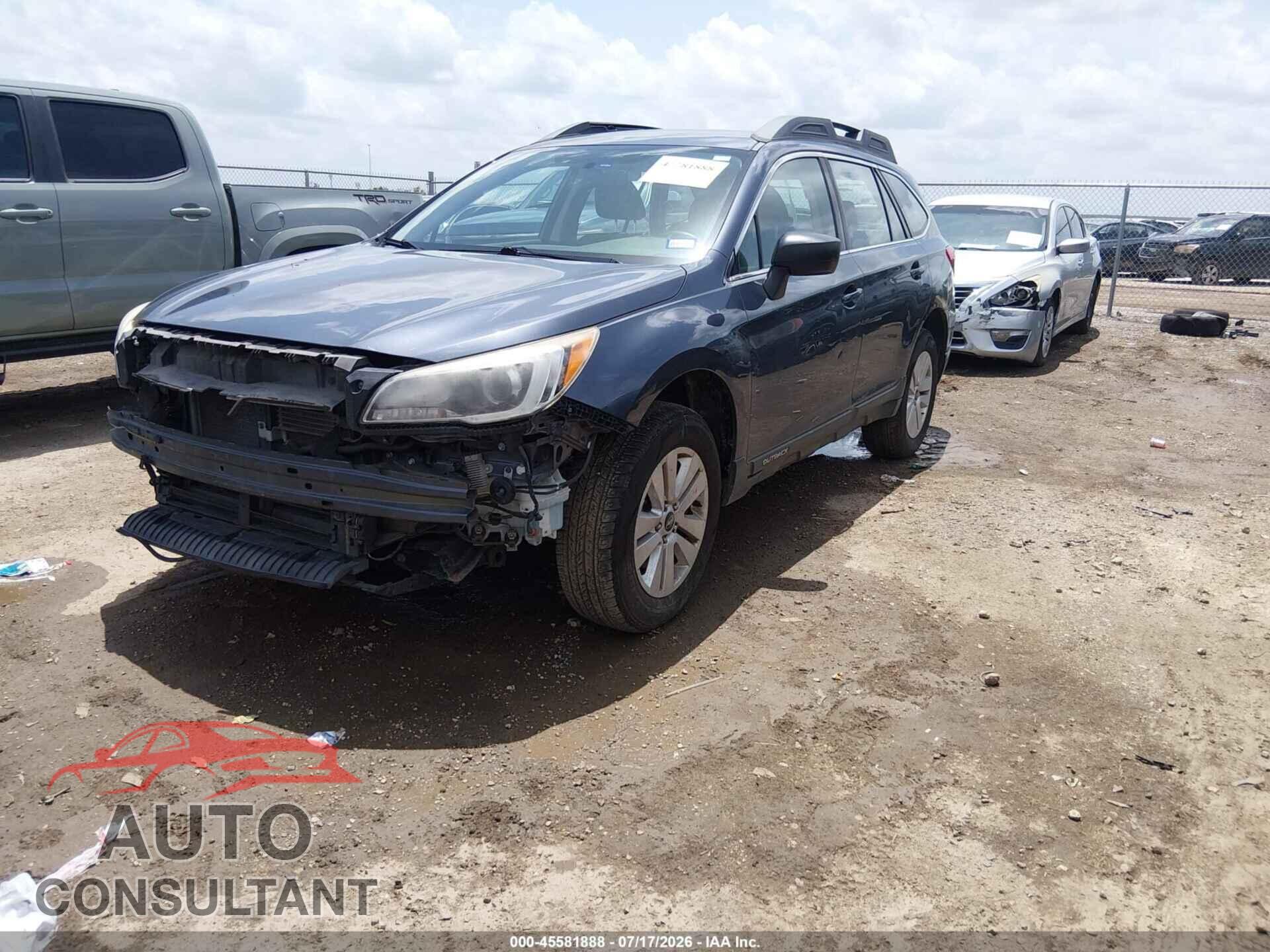 SUBARU OUTBACK 2017 - 4S4BSAACXH3338013