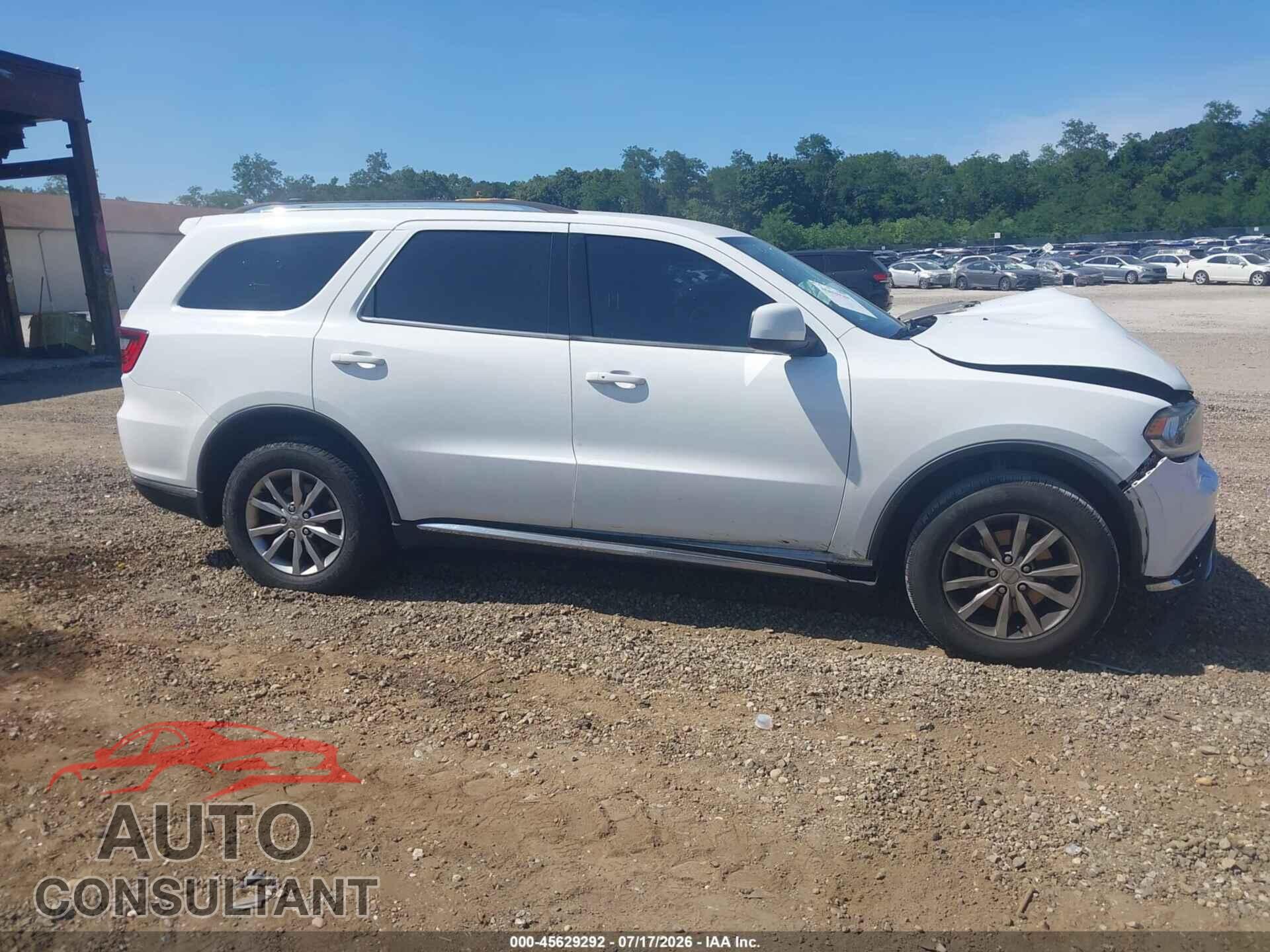 DODGE DURANGO 2016 - 1C4RDJAG4GC341343