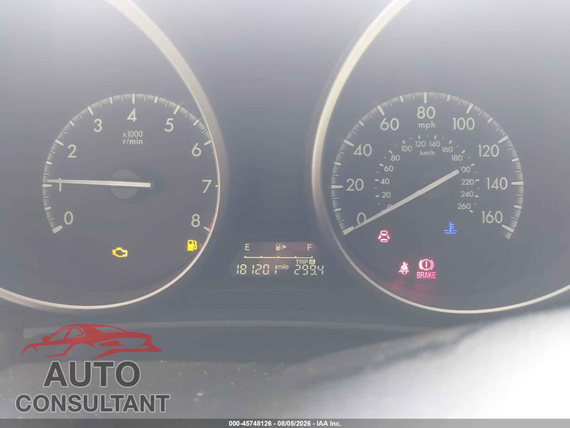 MAZDA MAZDA3 2012 - JM1BL1W65C1521019