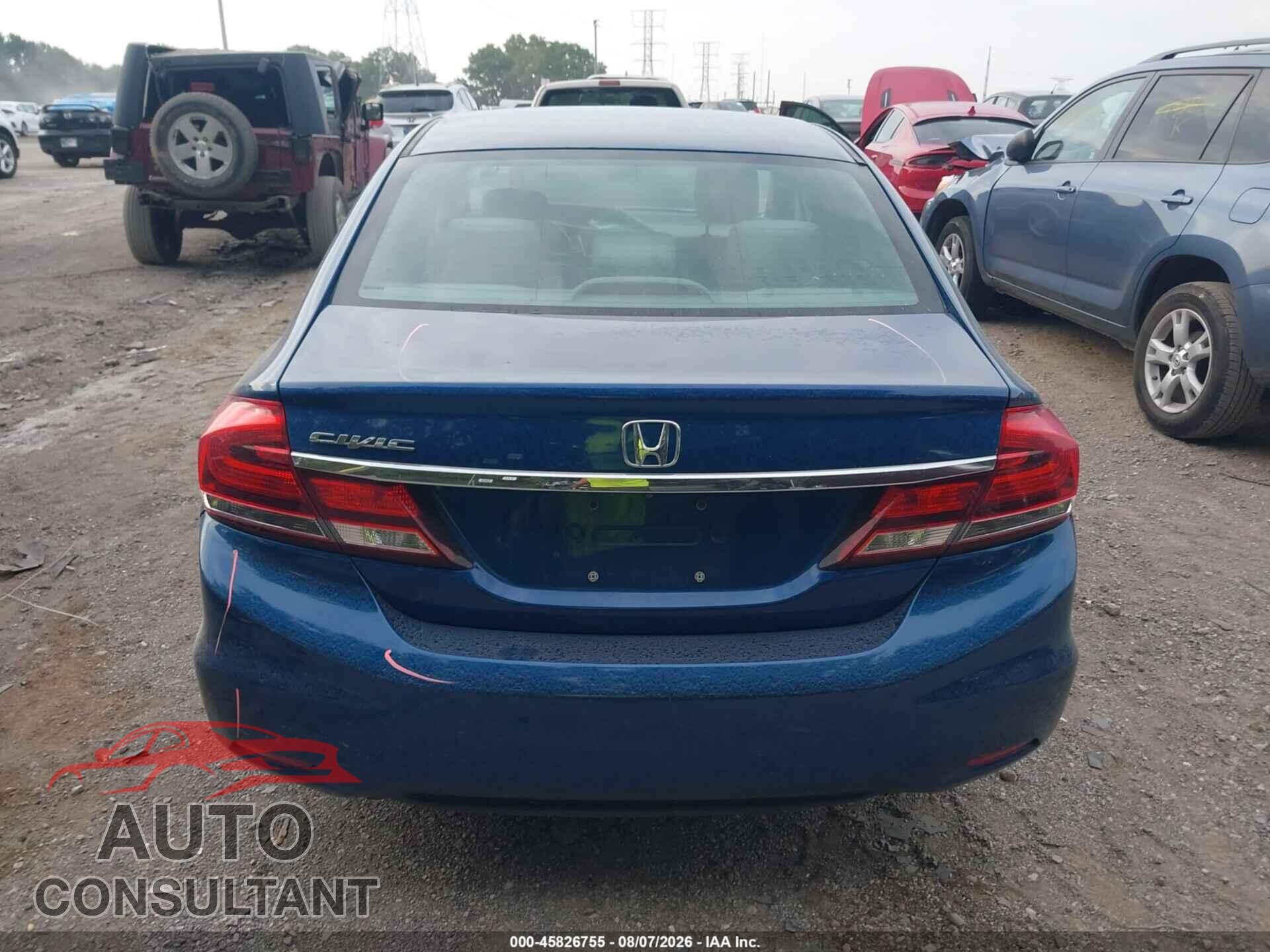 HONDA CIVIC 2014 - 19XFB2F89EE041402