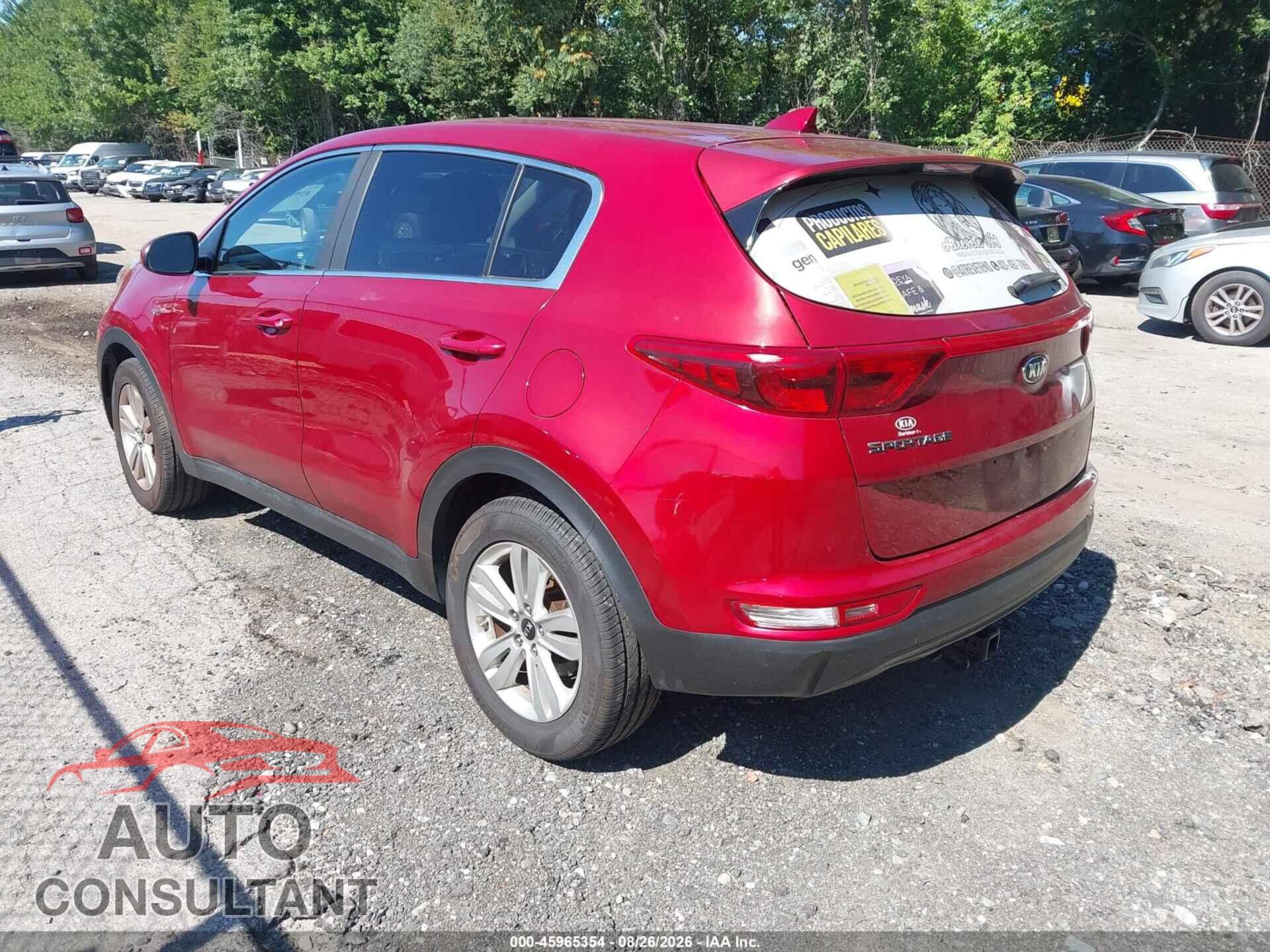 KIA SPORTAGE 2017 - KNDPMCAC4H7190496