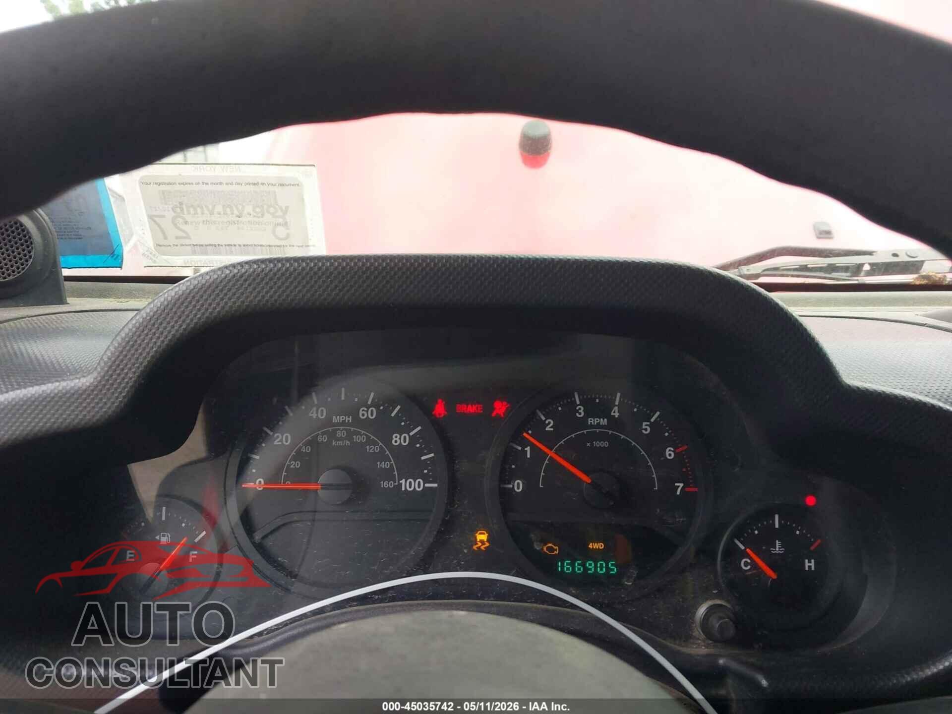 JEEP WRANGLER 2009 - 1J4FA24199L745518