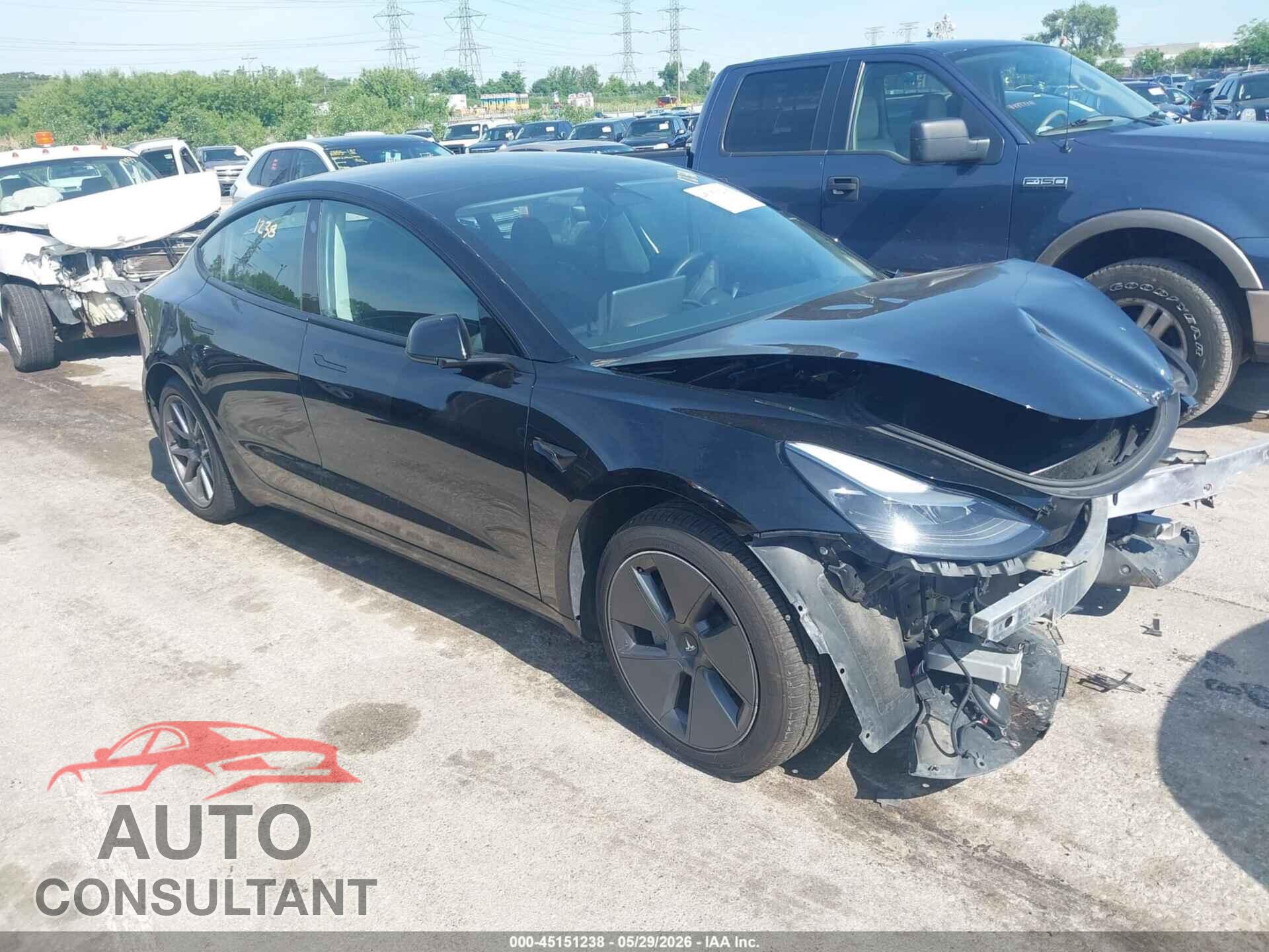 TESLA MODEL 3 2022 - 5YJ3E1EB4NF192689